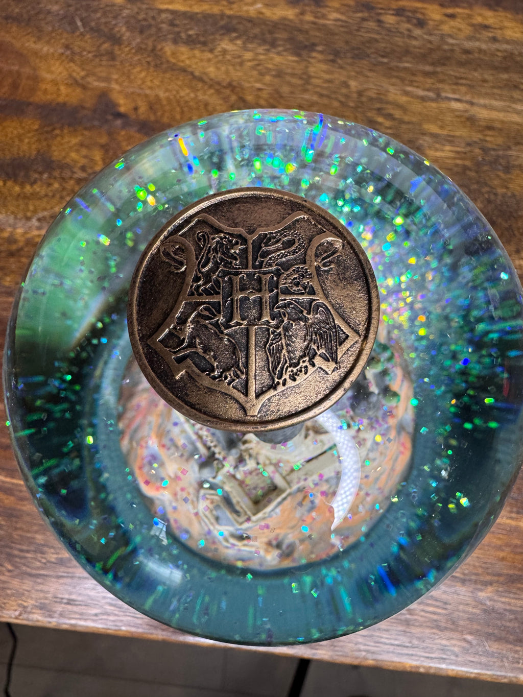 NIB Wizarding World of Harry Potter Hogwarts Castle w/ Hagrid Hut Waterball