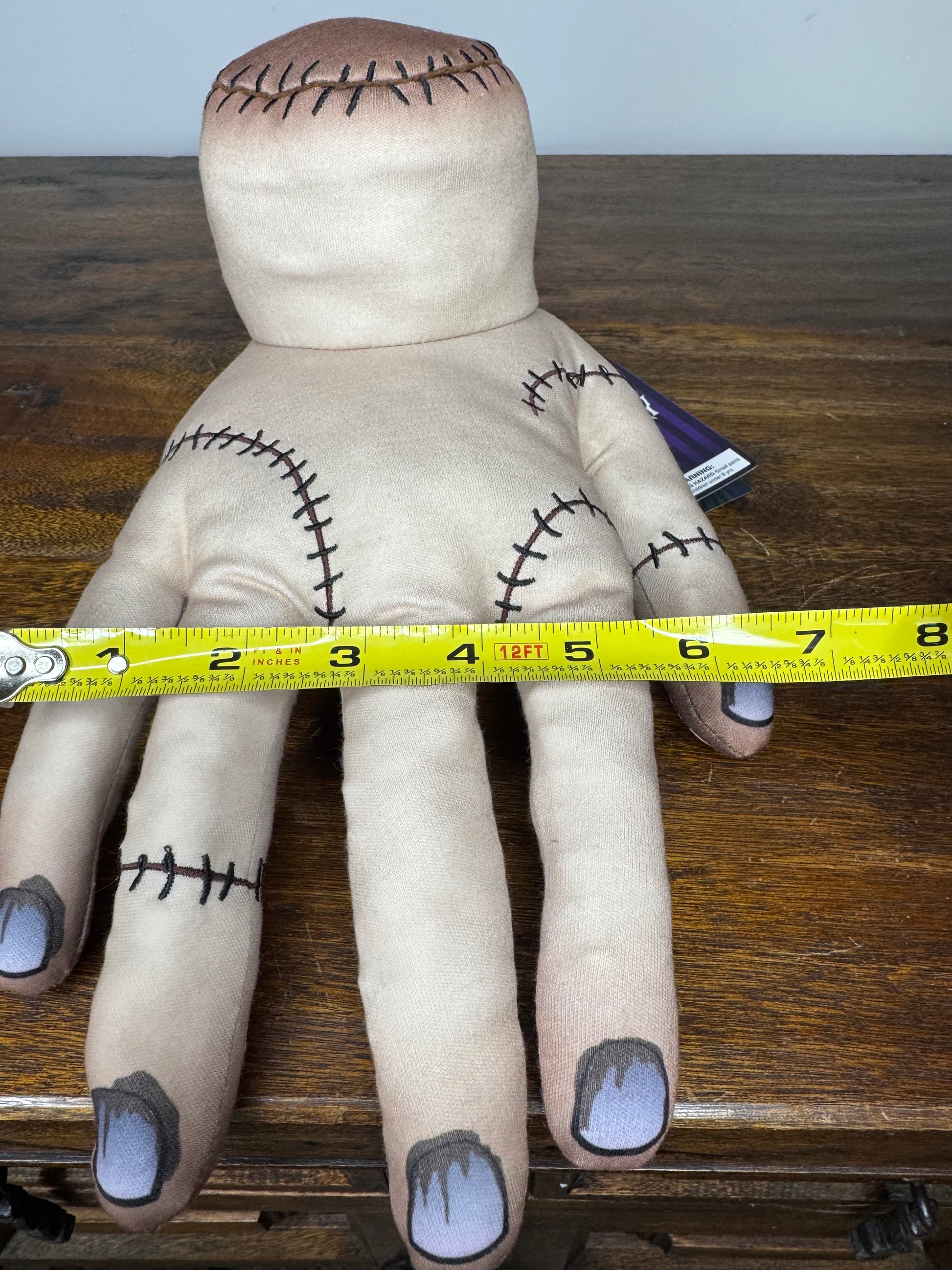 Wednesday Addams Thing Interactive Plush Hand