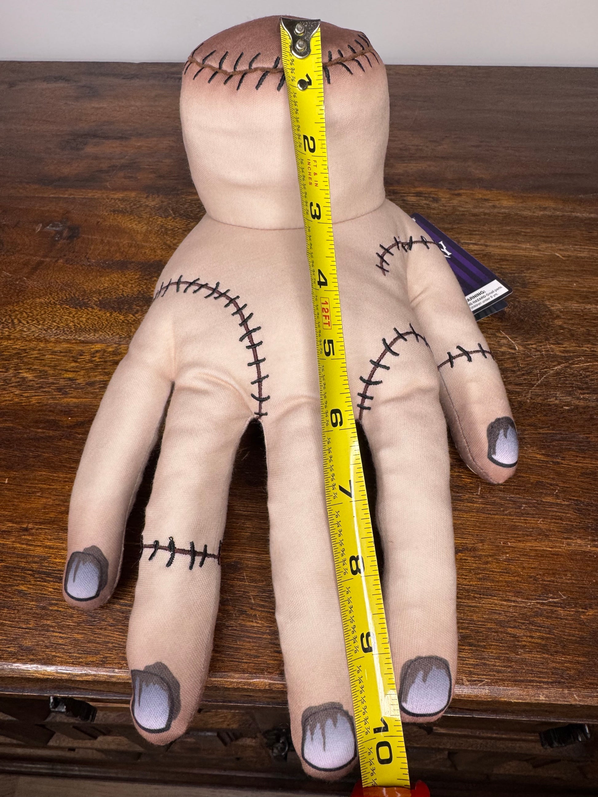 Wednesday Addams Thing Interactive Plush Hand