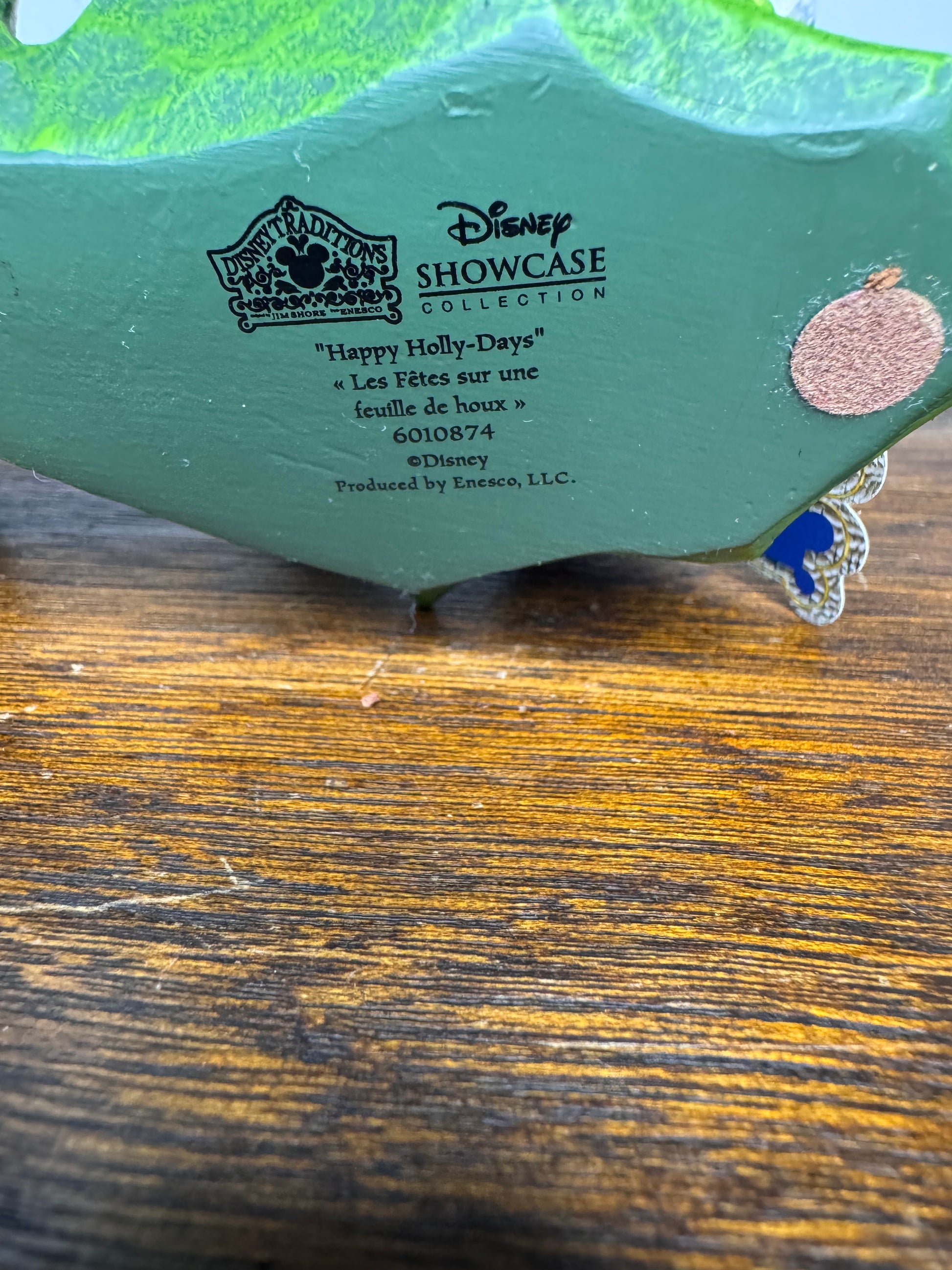 NIB Disney Traditions Tinkerbell  "Happy-Holly Days" Figurine