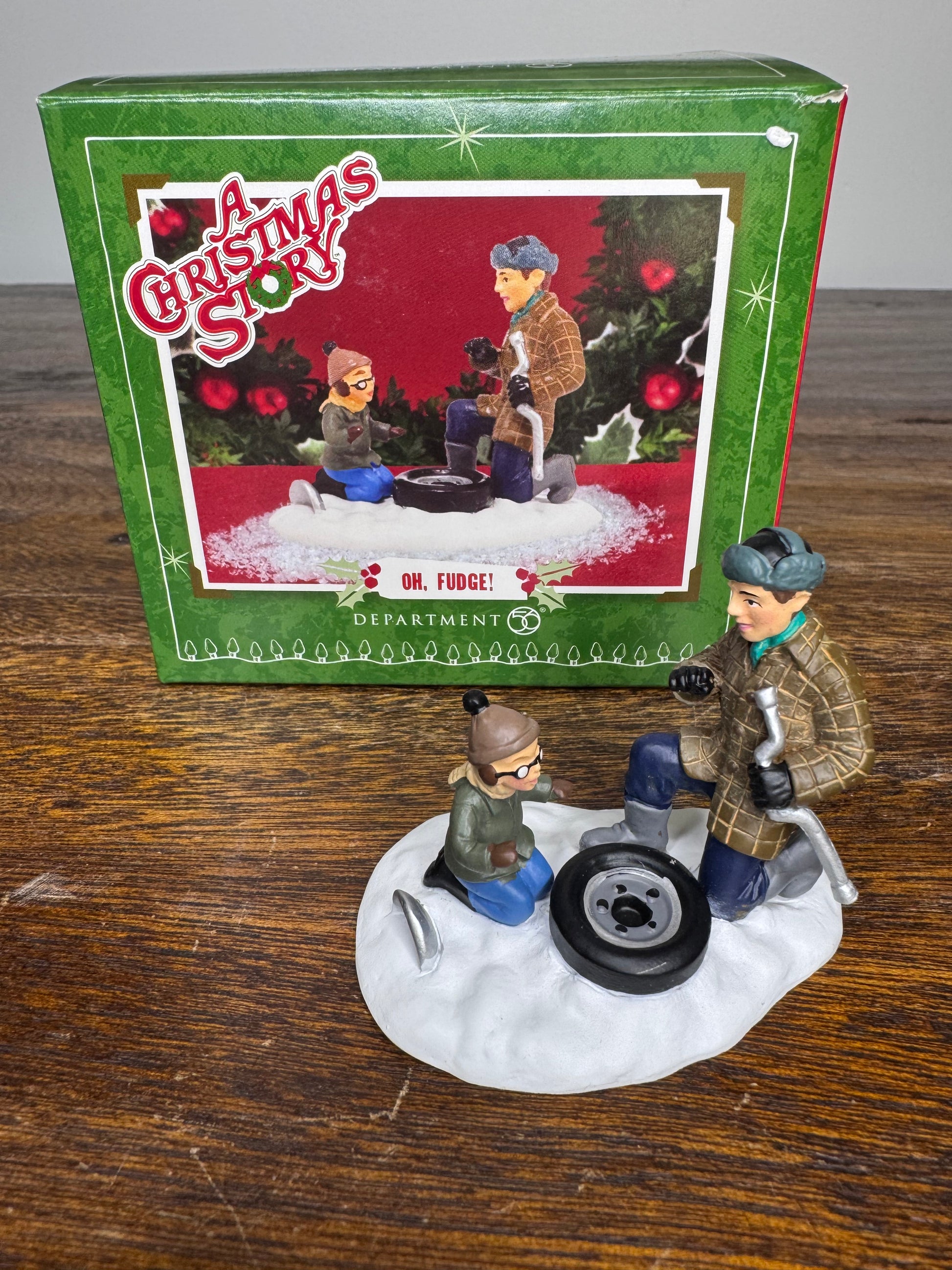 NIB Dept 56 A Christmas Story Village Accessory "Oh Fudge!"