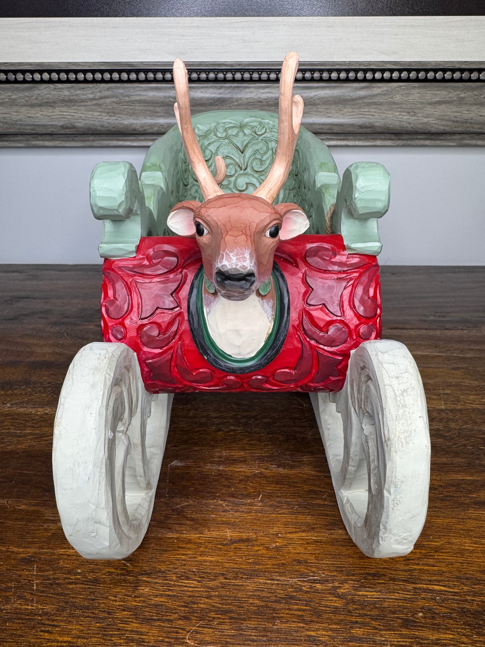 Large NIB Jim Shore Heartwood Creek Highland Glen Sleigh