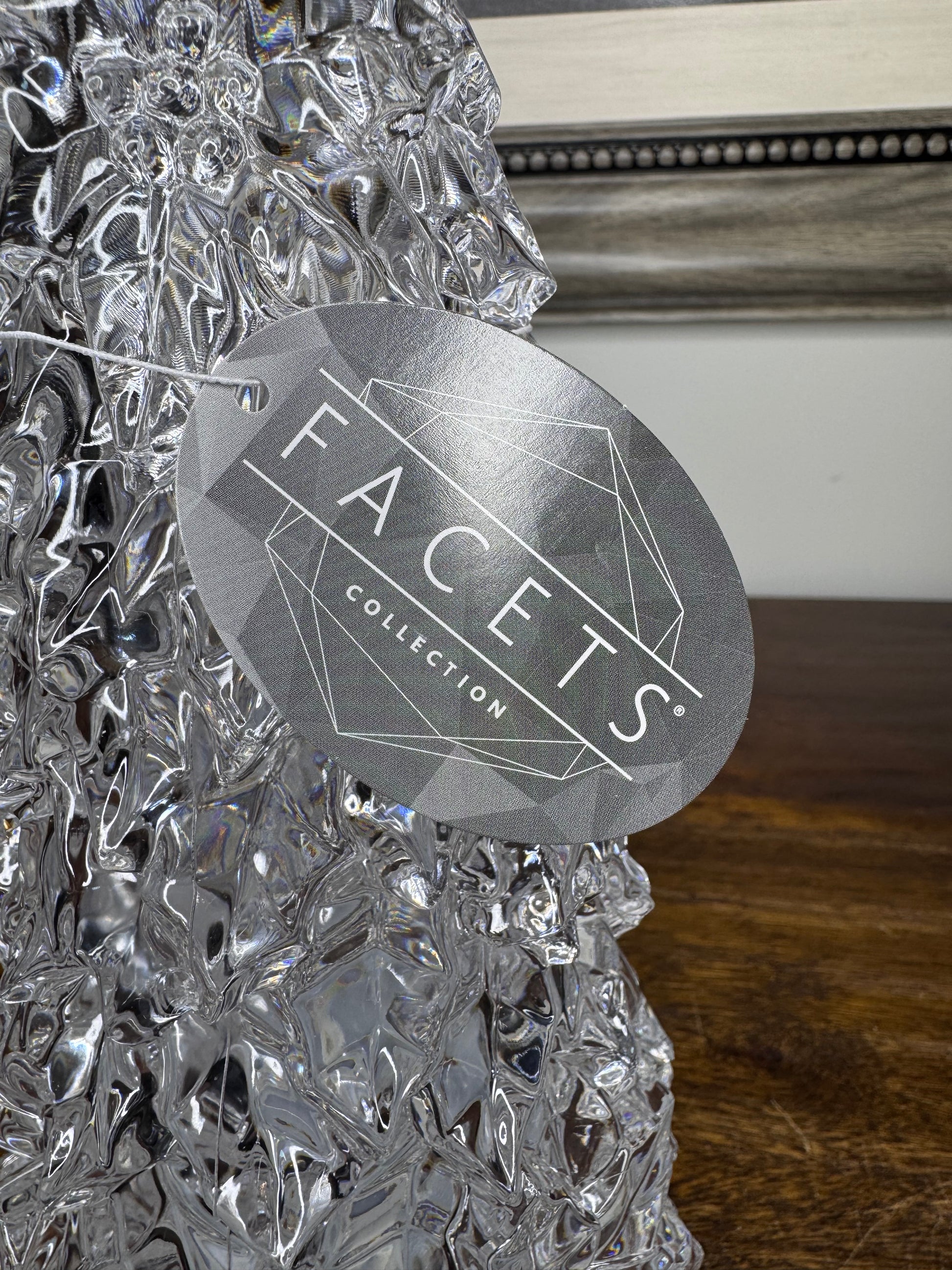 NIB Enesco Facets Light Up Color Changing Tree