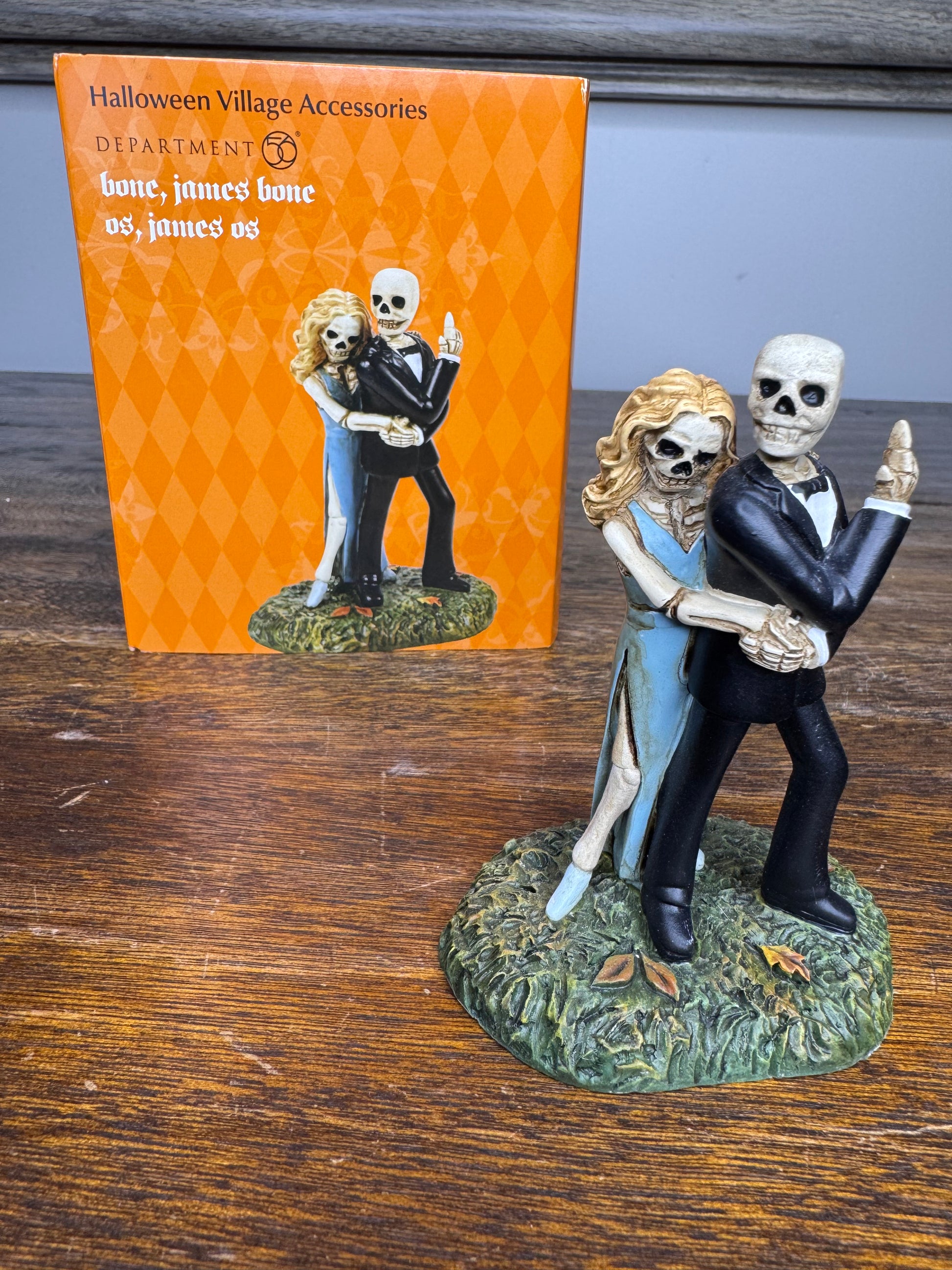 NIB Dept 56 Village Accessory "Bone, James Bone"