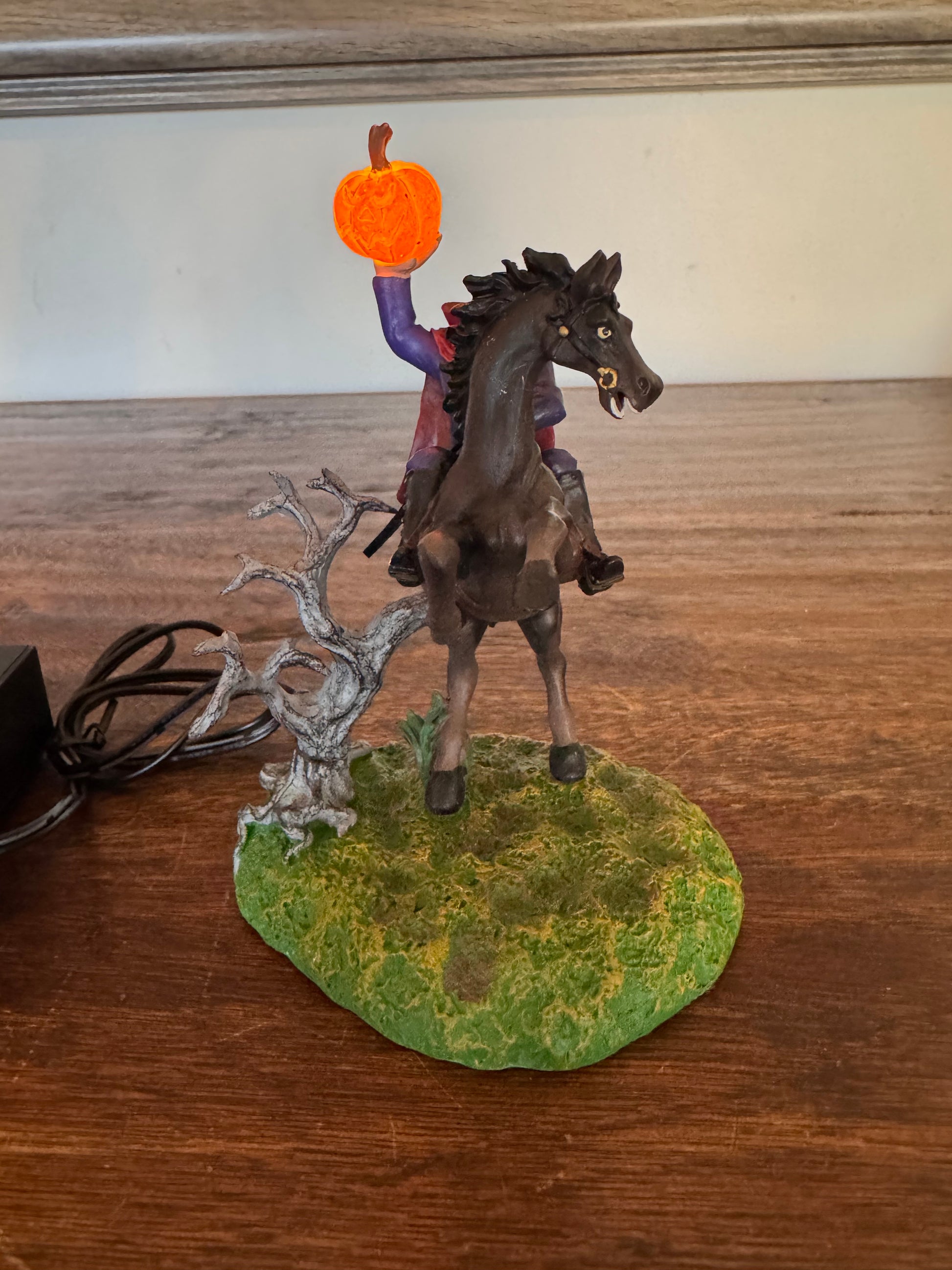 NIB Dept 56 Snow Village Accessory "The Headdless Horseman" Figurine