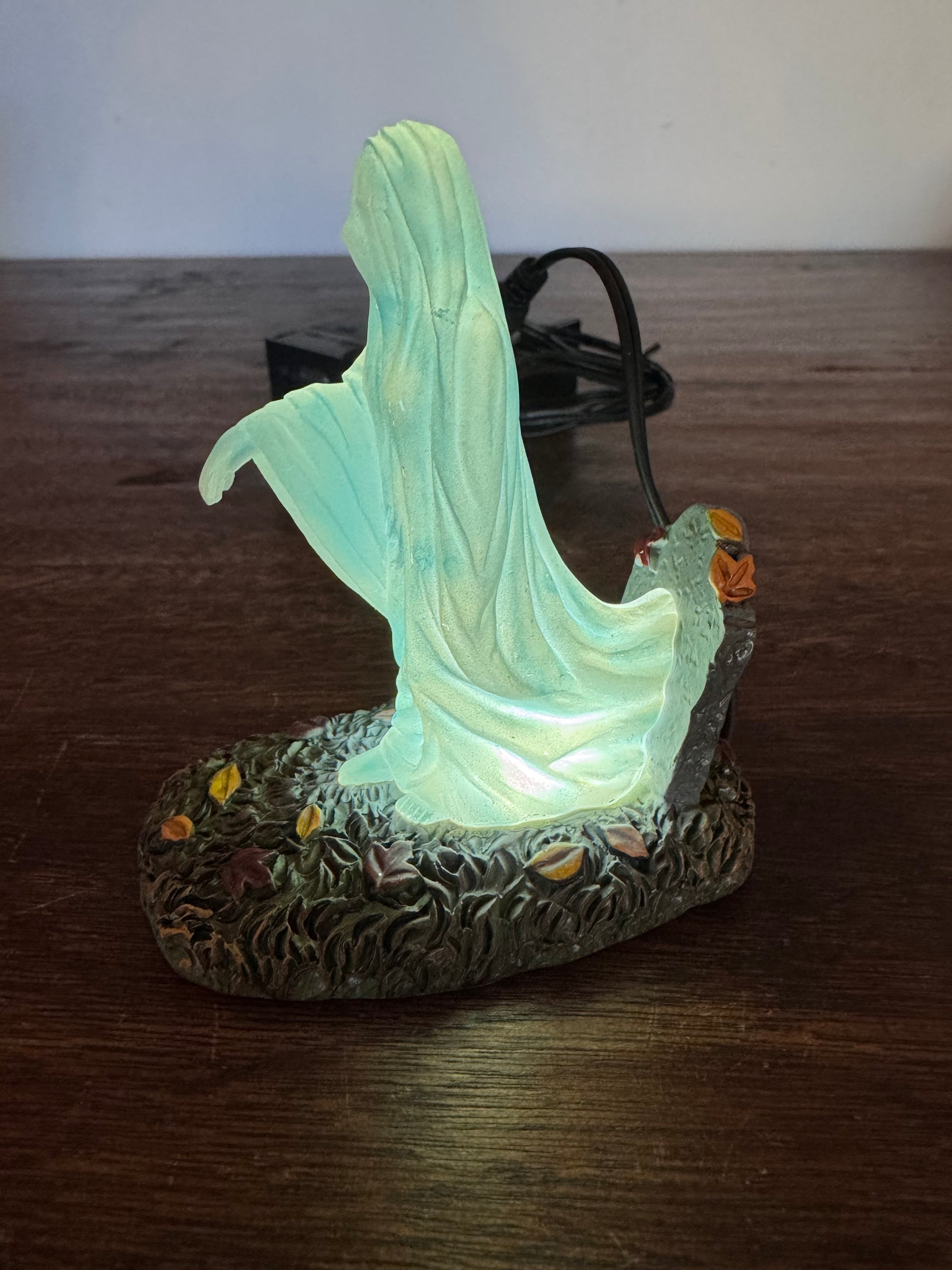 NIB Dept 56 Snow Village Accessory "Lit Graveyard Ghost" Figurine