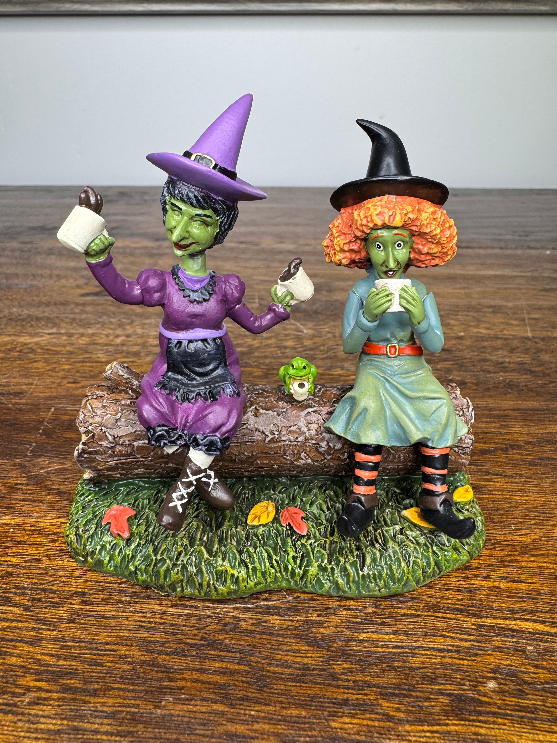 NIB Dept 56 Snow Village Halloween Accessory "Jitter Witches"