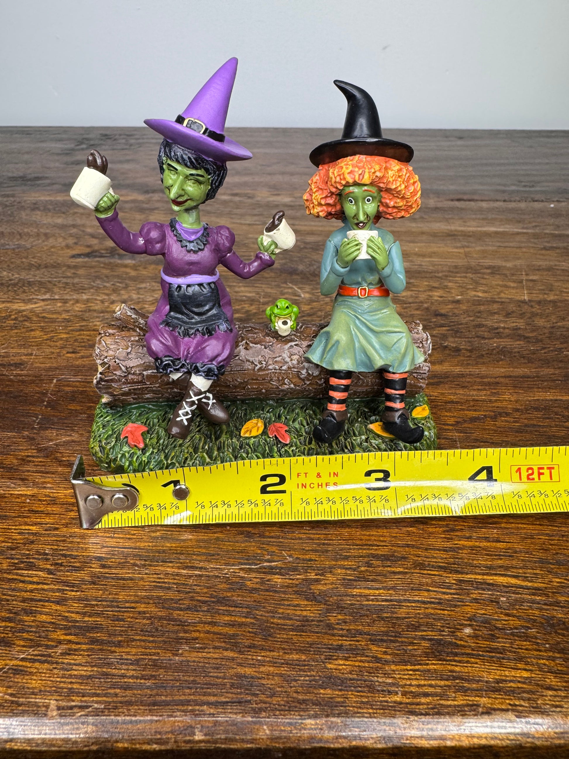 NIB Dept 56 Snow Village Halloween Accessory "Jitter Witches"