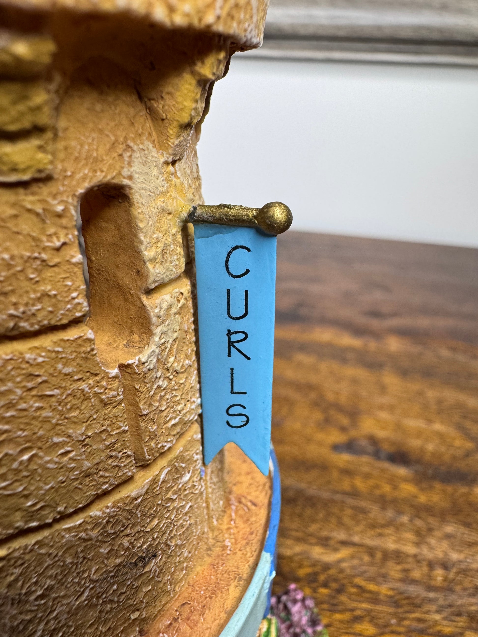 Retired Dept 56 Storybook Village Rapunzel"s Hair Salon w/ Original Box *READ FULL DESCRIPTION*