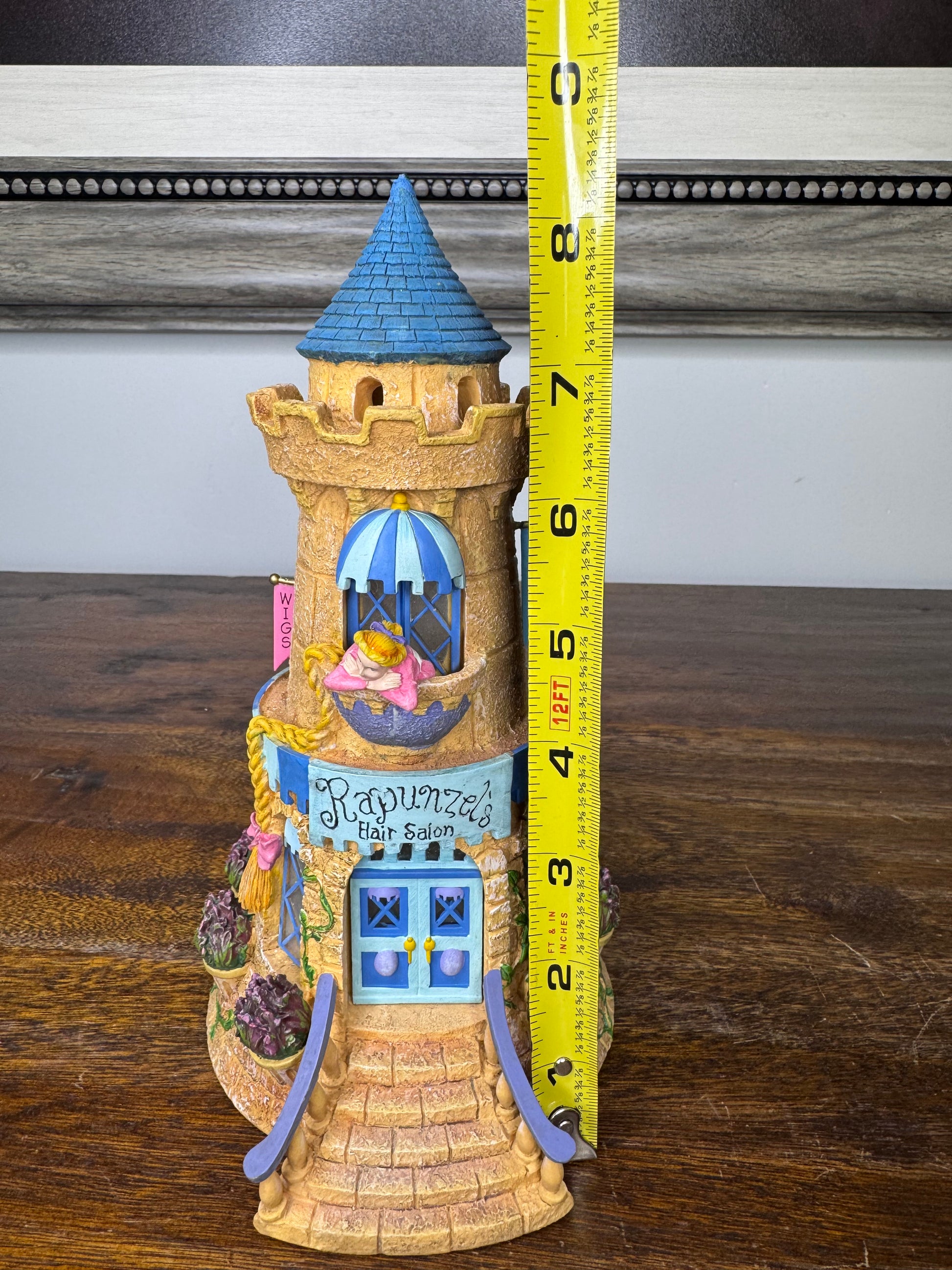 Retired Dept 56 Storybook Village Rapunzel"s Hair Salon w/ Original Box *READ FULL DESCRIPTION*