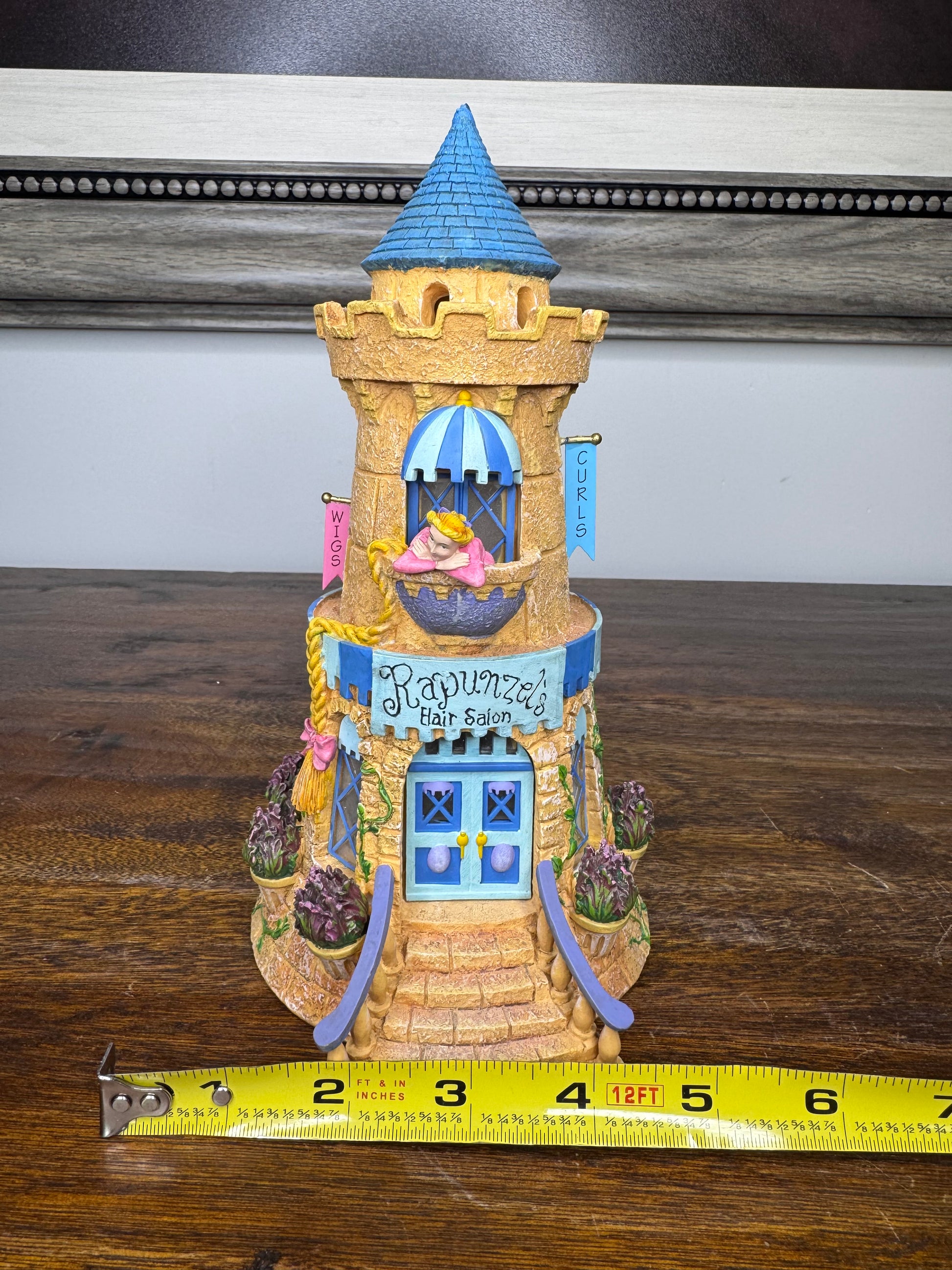 Retired Dept 56 Storybook Village Rapunzel"s Hair Salon w/ Original Box *READ FULL DESCRIPTION*