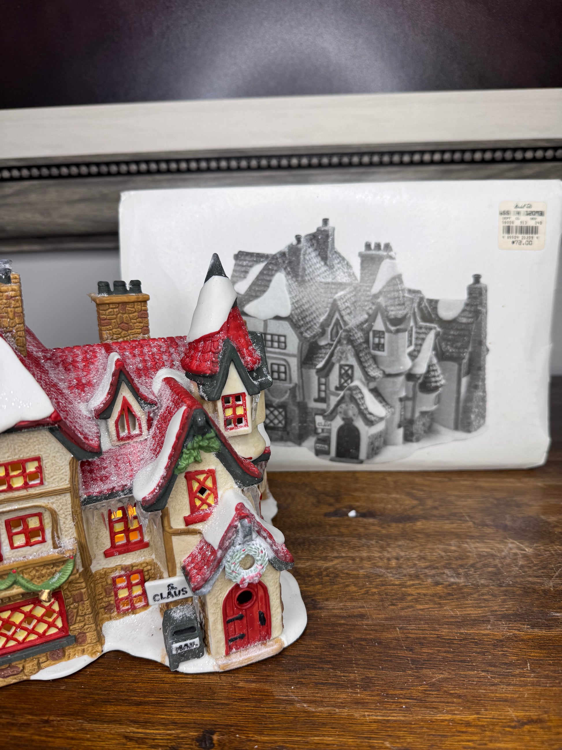 Retired Dept 56 North Pole Village "Santa's Workshop" w/ Original Box