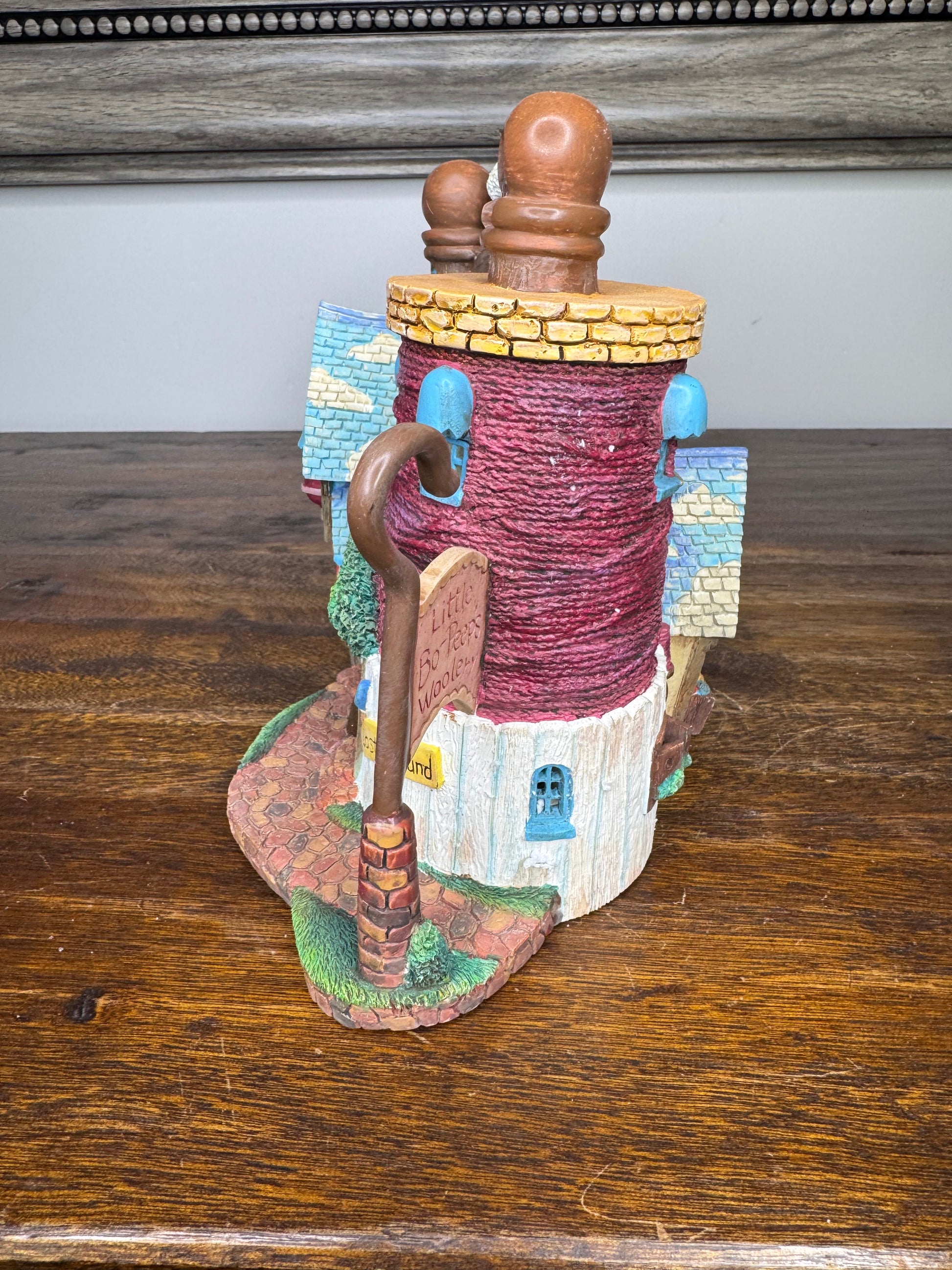 Retired Dept 56 Storybook Village "Little Bo Peep's Woolery" Light Up Building w/Original Box
