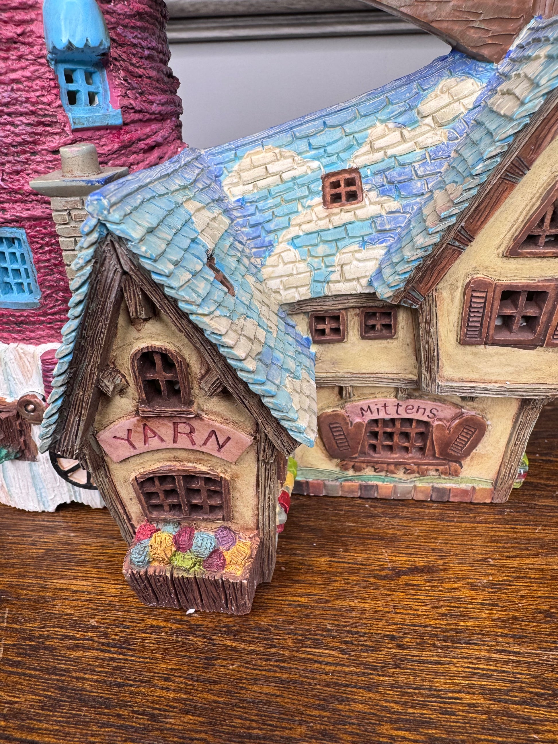 Retired Dept 56 Storybook Village "Little Bo Peep's Woolery" Light Up Building w/Original Box
