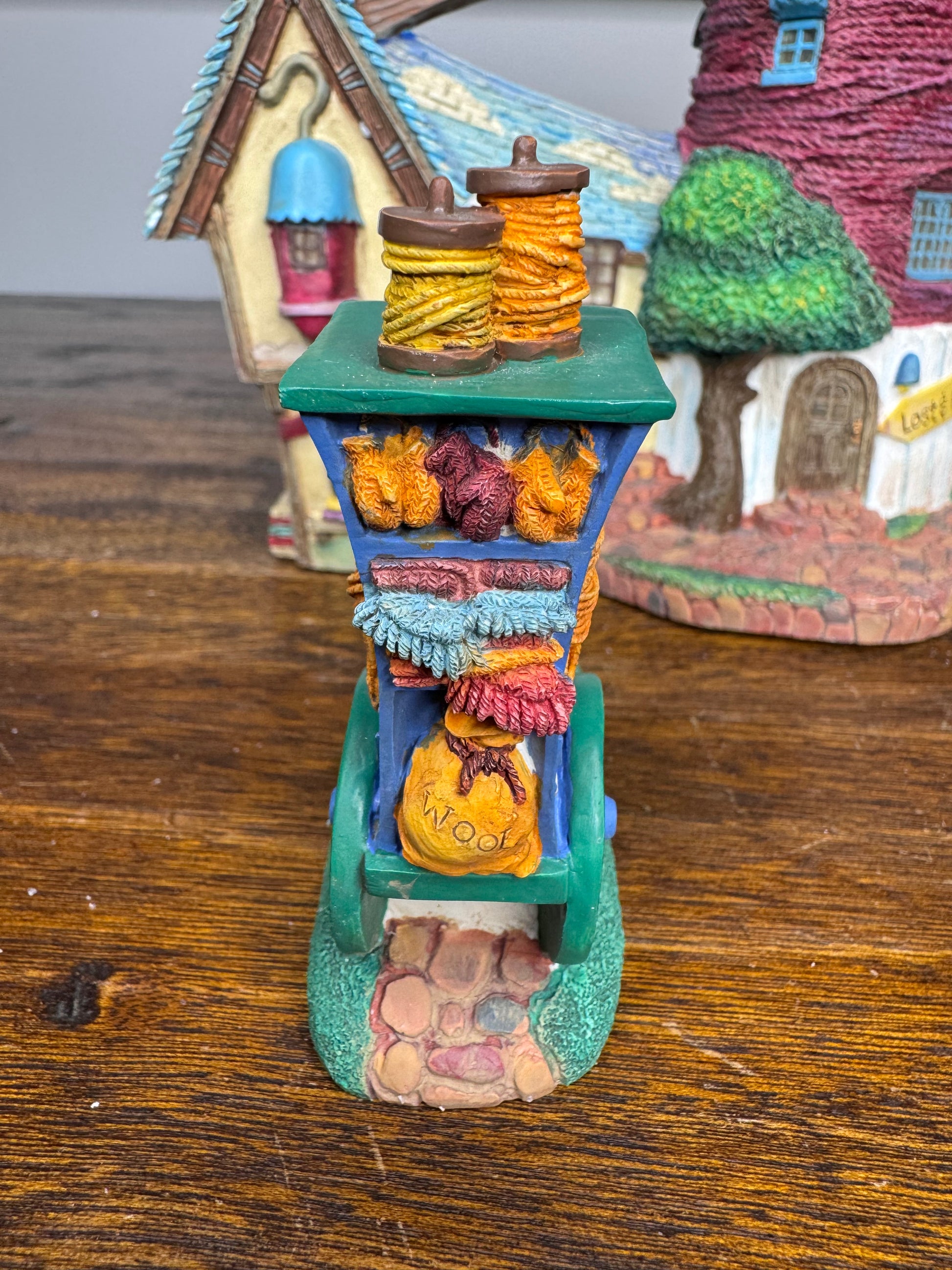 Retired Dept 56 Storybook Village "Little Bo Peep's Woolery" Light Up Building w/Original Box