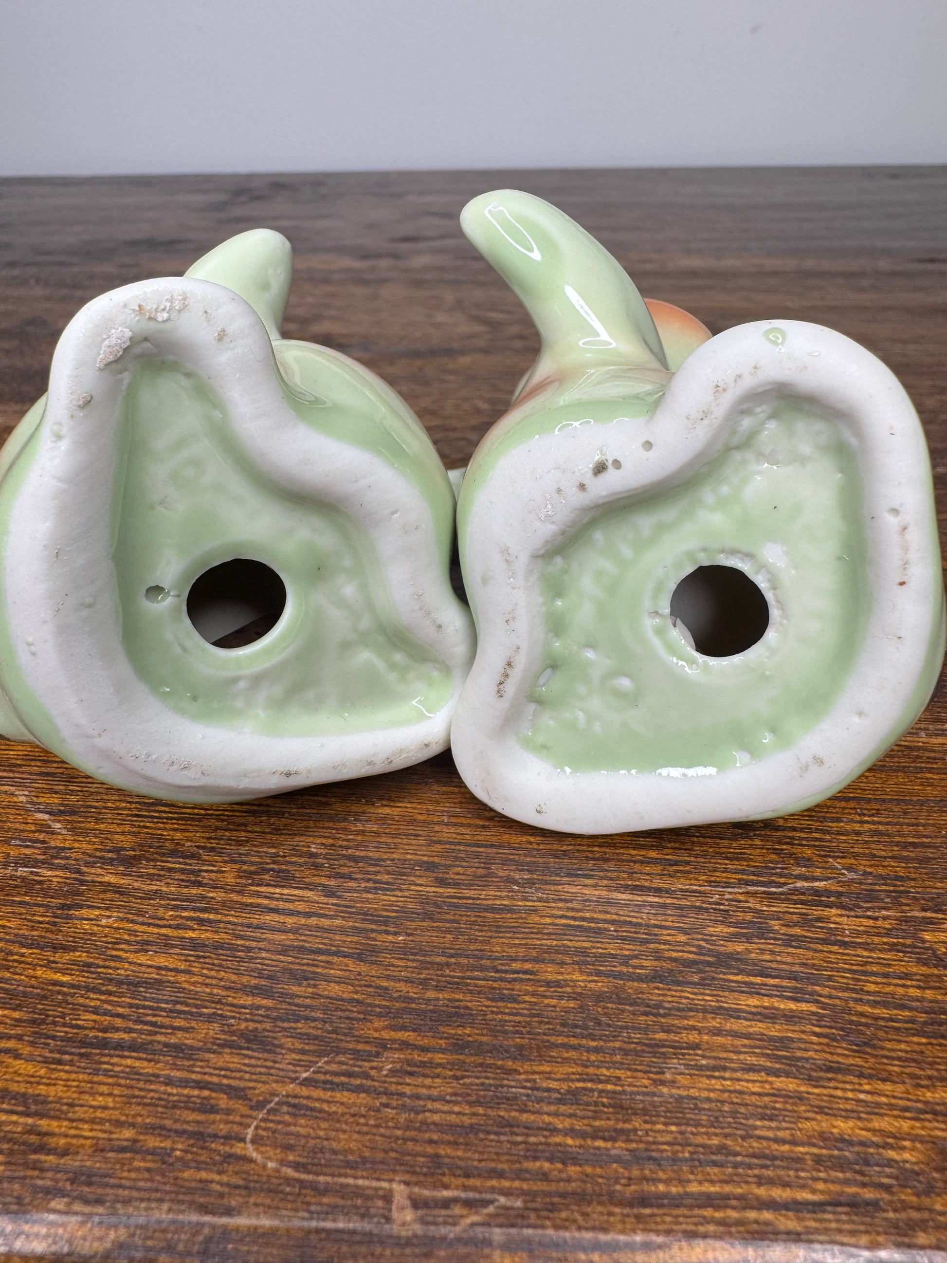 Vintage Van Tellingen Hugging Bunniess Salt and Pepper Shakers