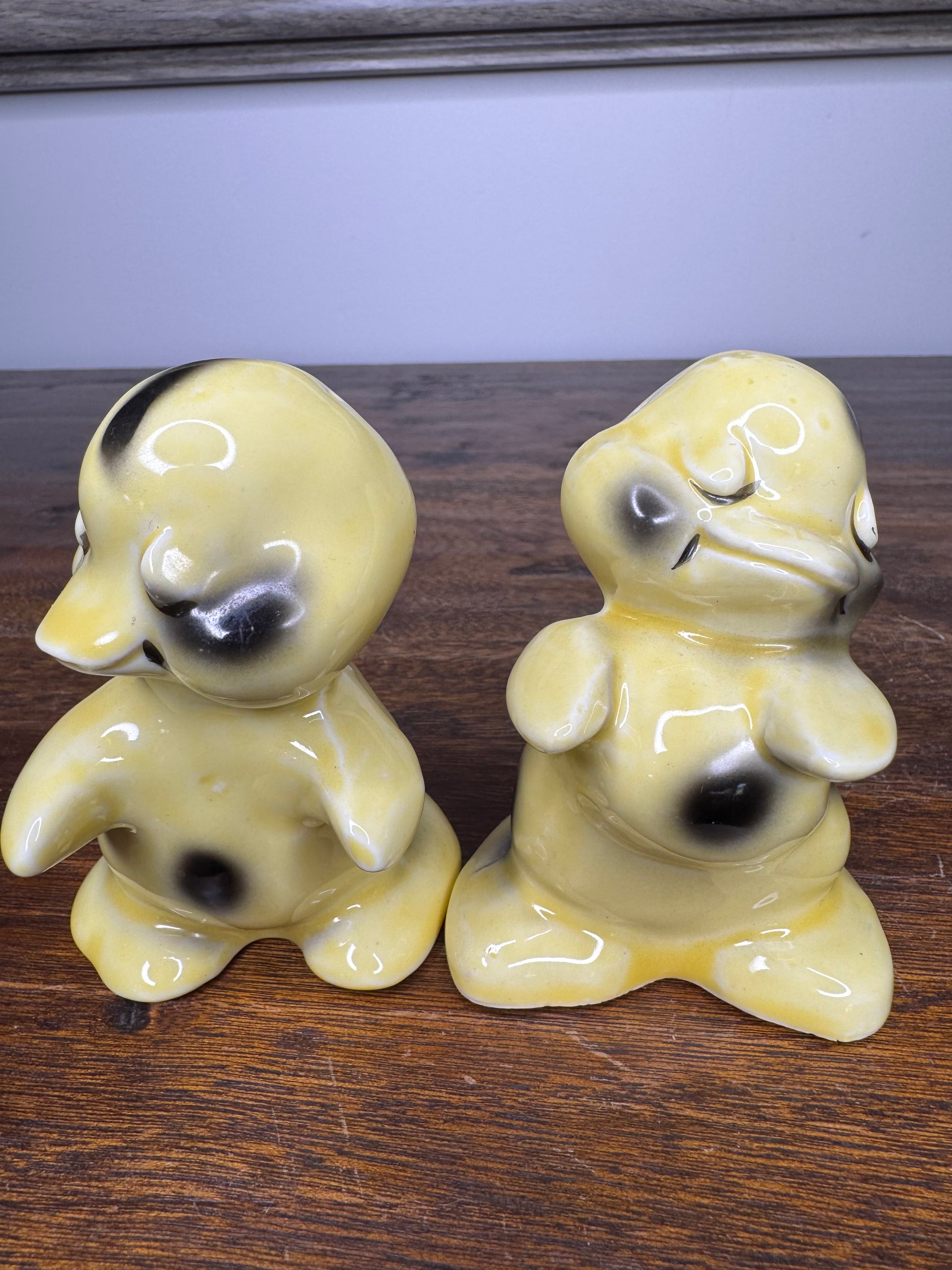 Vintage MCM Van Tellingen Hugging Ducks Salt and Pepper Shakes