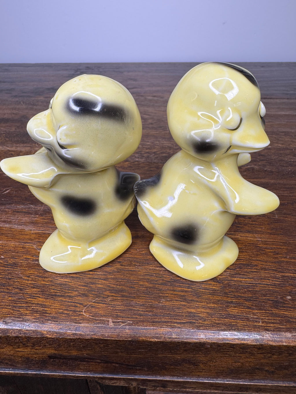 Vintage MCM Van Tellingen Hugging Ducks Salt and Pepper Shakes