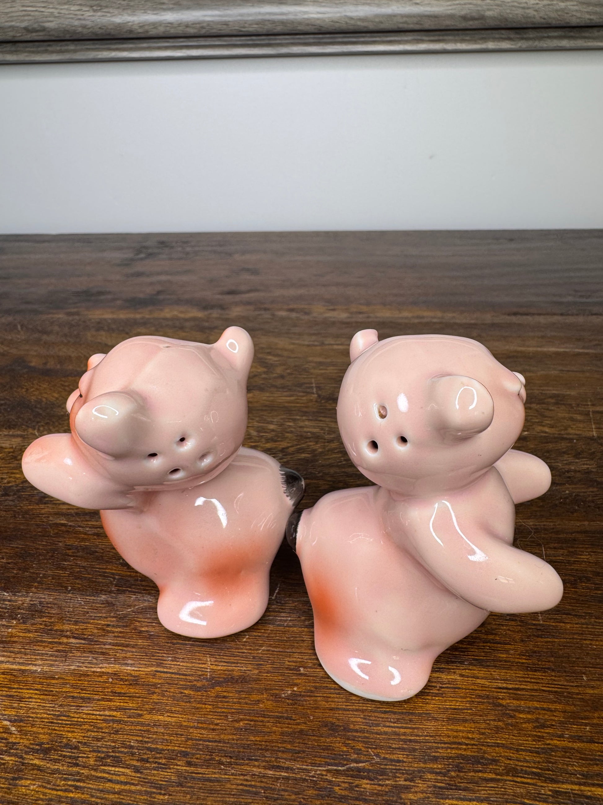 MCM 1950's Van Tellingen Hugging Bears Salt and Pepper Shakers