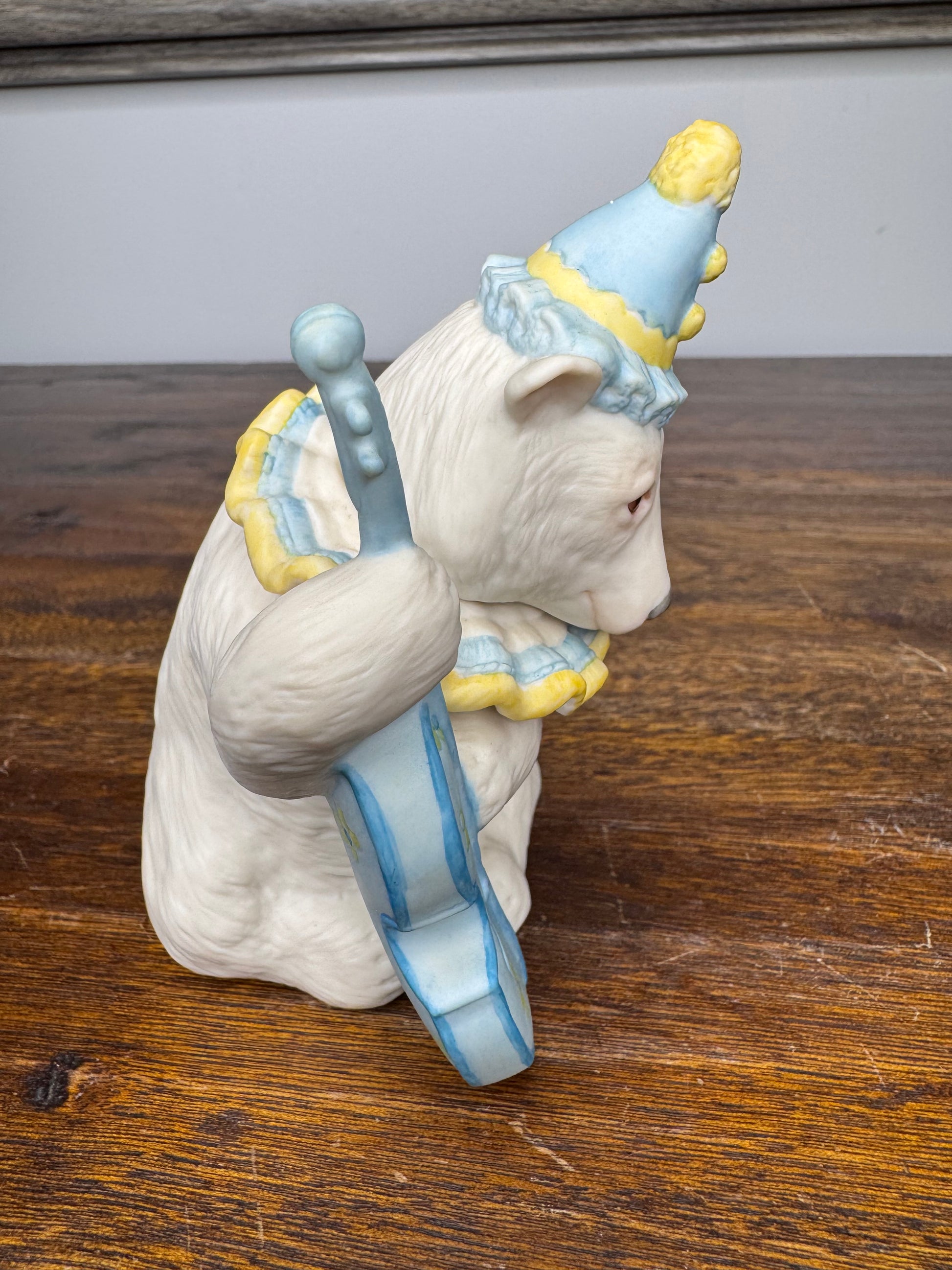 Vintage Cybis Porcelain Polar Bear Playing Cello Figurine