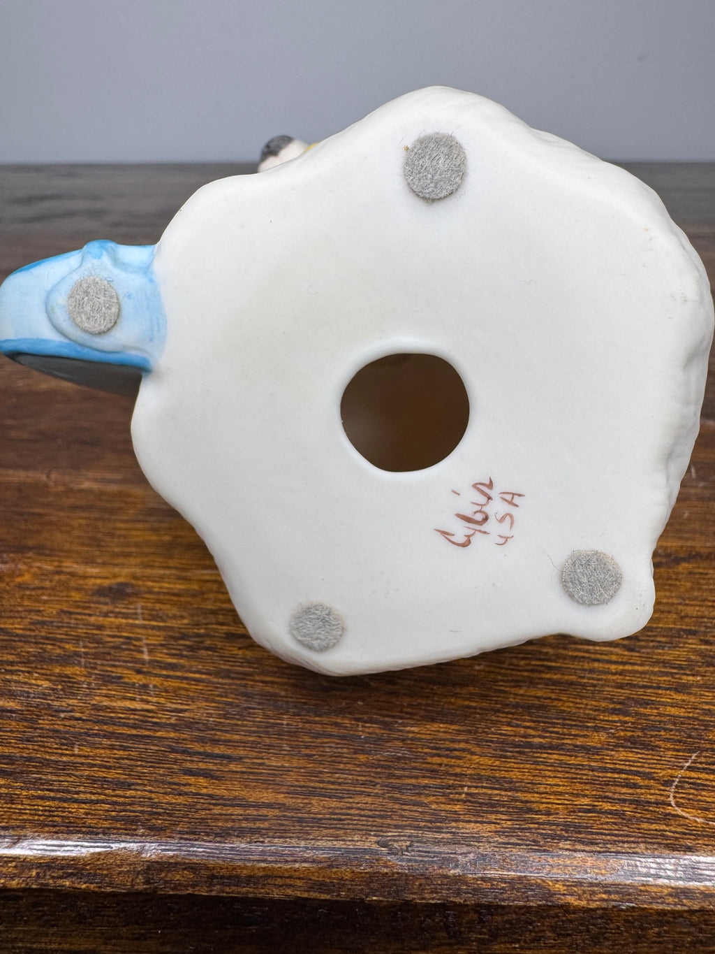Vintage Cybis Porcelain Polar Bear Playing Cello Figurine
