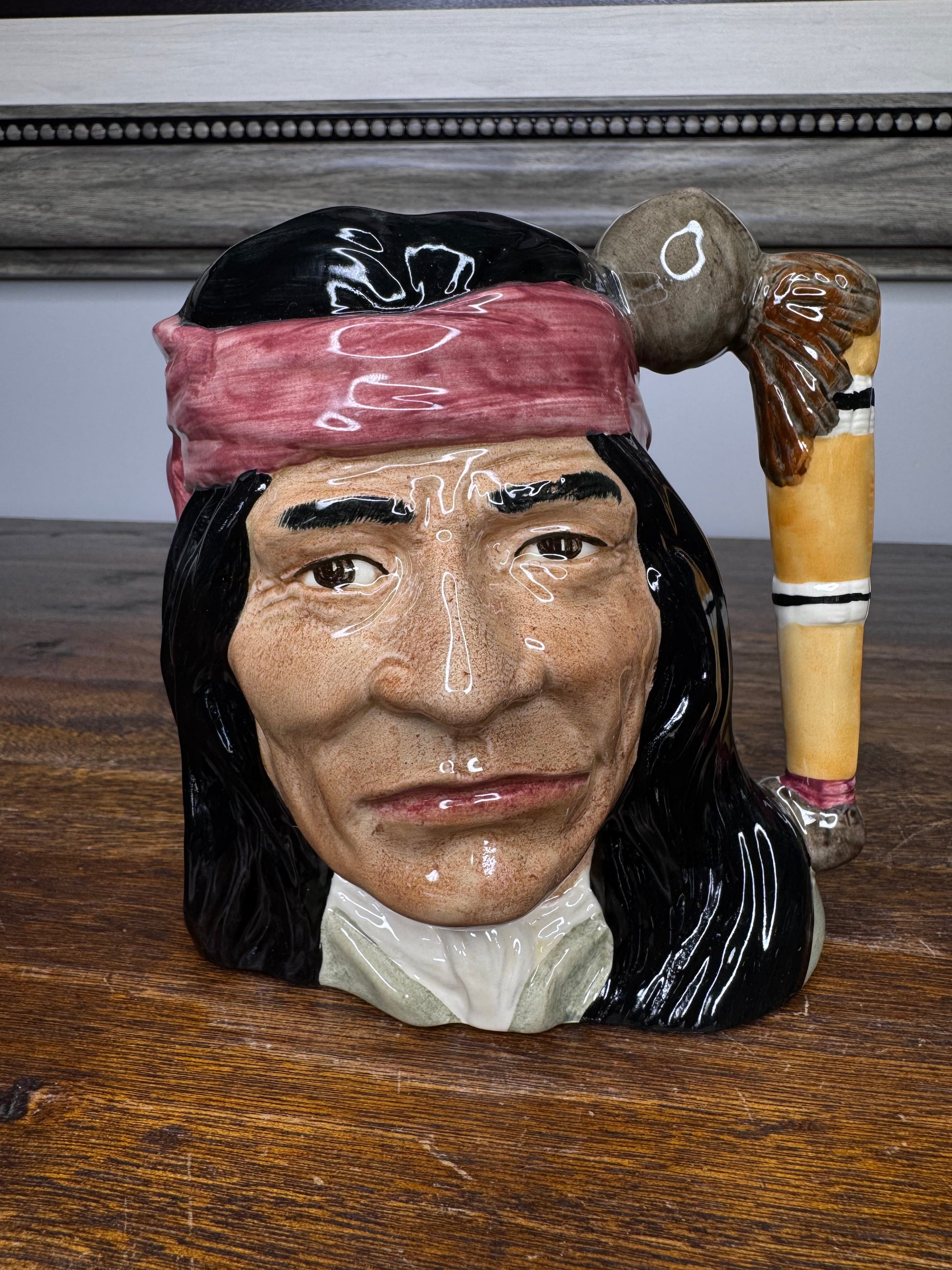 Vintage Royal Doulton Wild West Collection "Geronimo" Character Jug