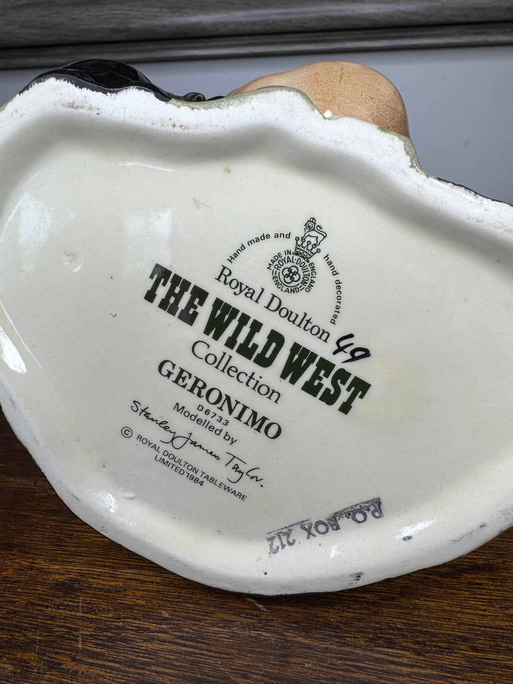 Vintage Royal Doulton Wild West Collection "Geronimo" Character Jug