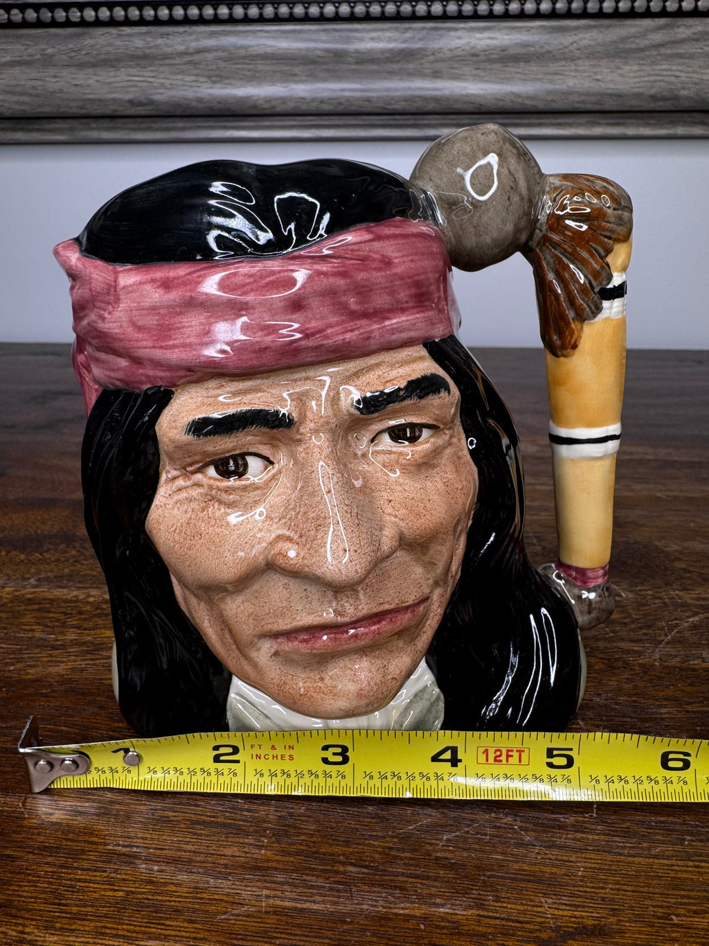 Vintage Royal Doulton Wild West Collection "Geronimo" Character Jug
