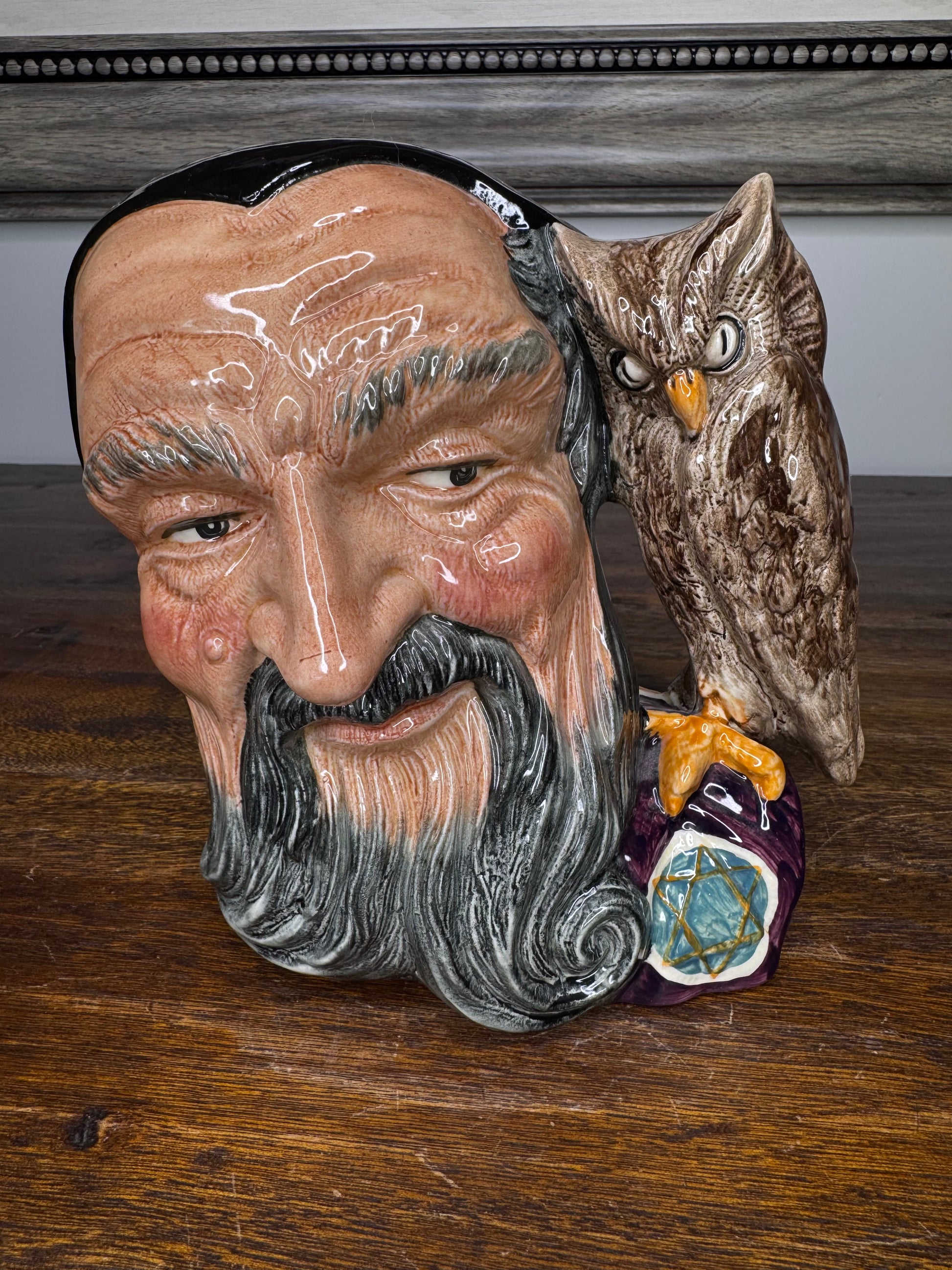 Vintage Royal Doulton Merlin Toby Jug