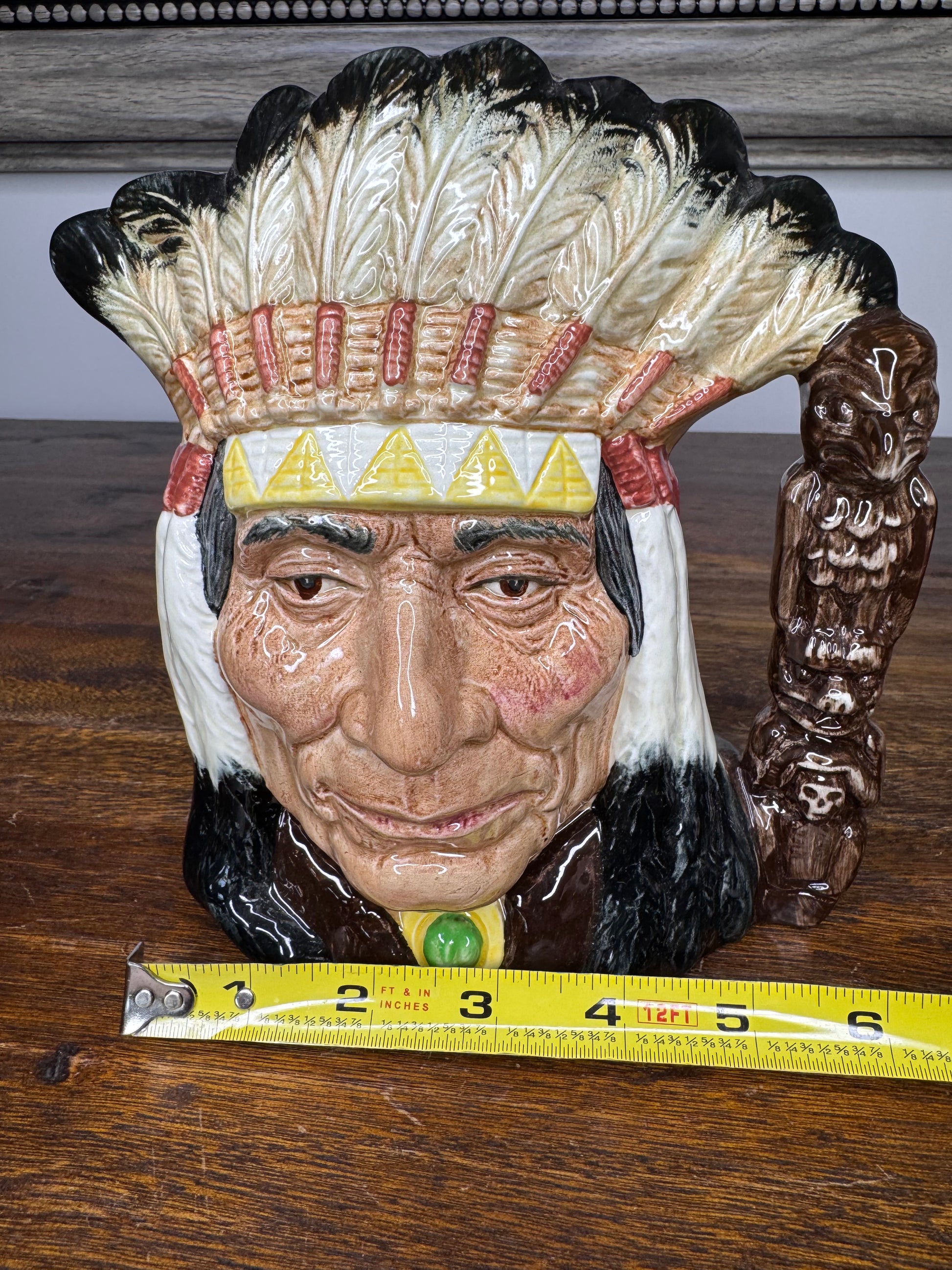 Vintage Royal Doulton North American Indian Toby Jug