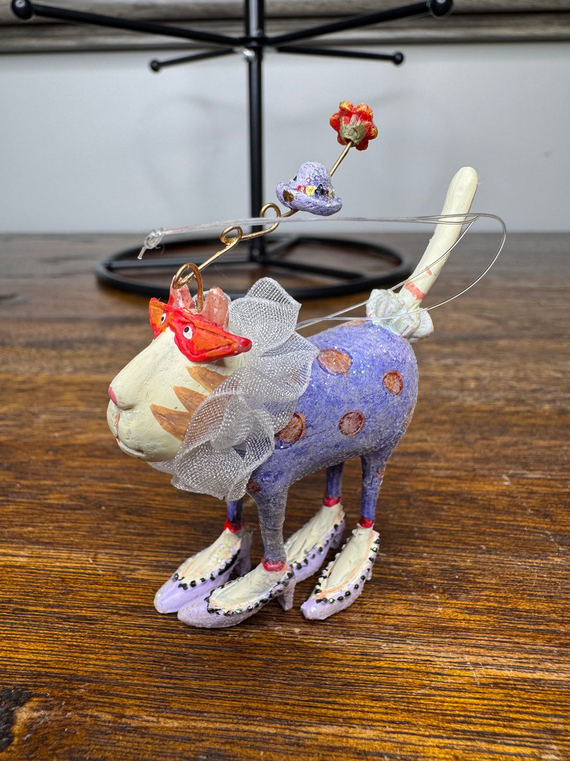 Dept 56 Krinkles Patience Brewster Spooky Mini Pets Cat w/ Original Box