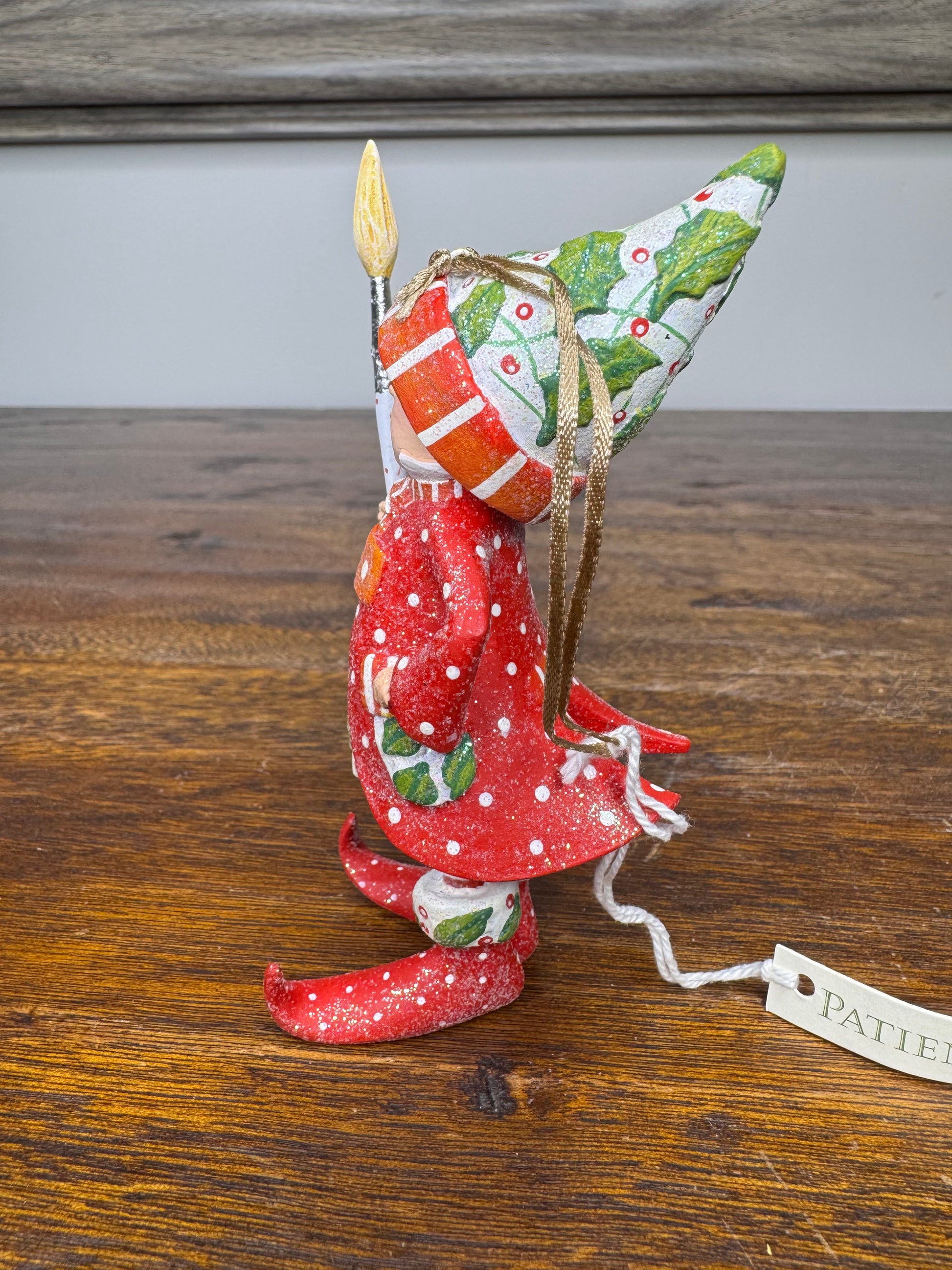 Patience Brewster Vixen's Painter Elf Ornament w/ Original Box