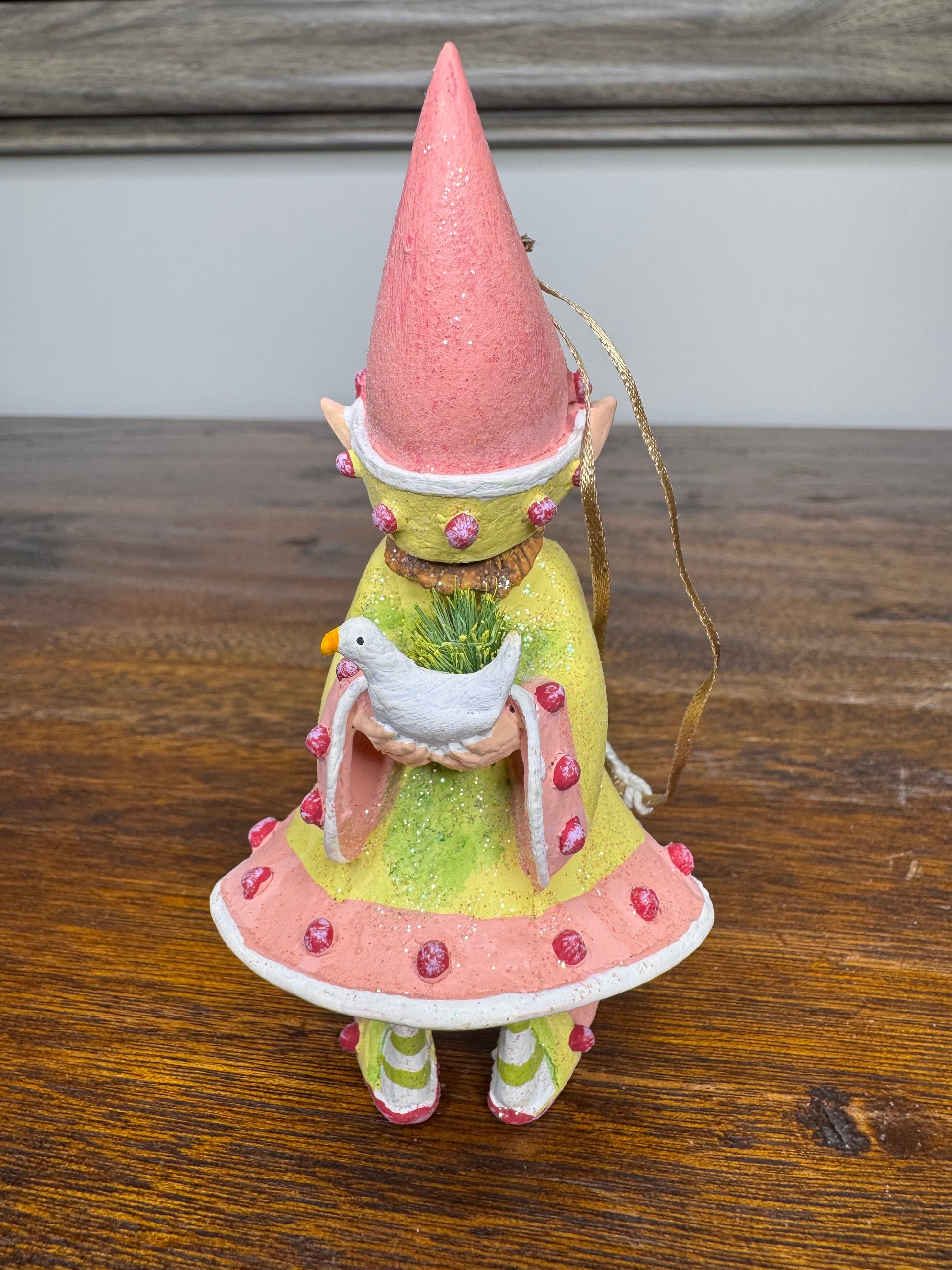 Patience Brewster Dash Away Cupid's Elf ornament w/ Original Box