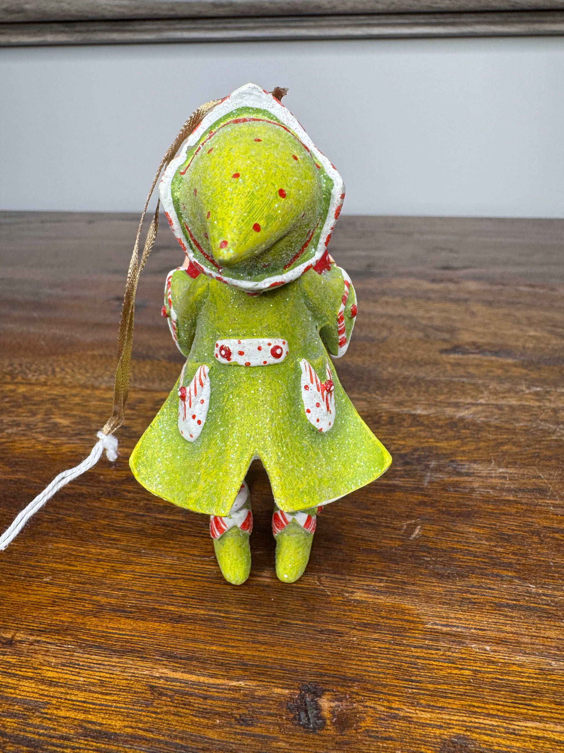 Patience Brewster Dash Away Prancer's Tailor Elf Ornament w/ Original Box