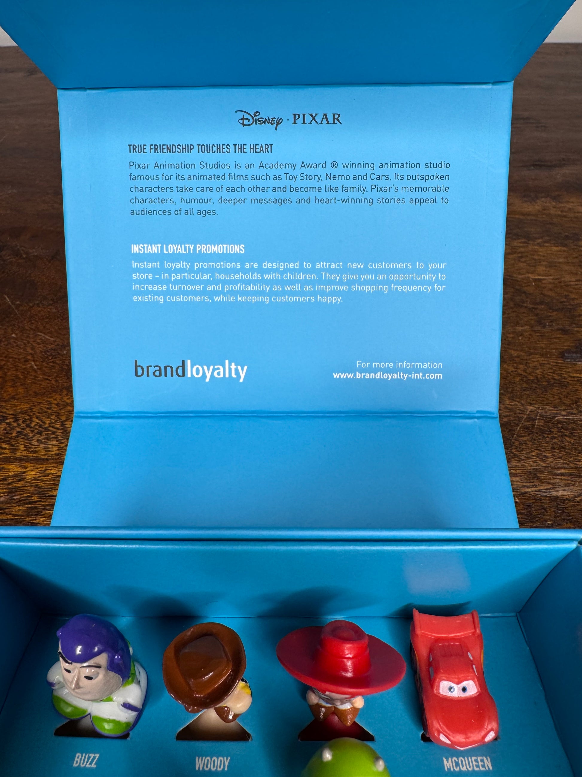 Disney Pixar Brand Loyalty Figurines in Collectors Box