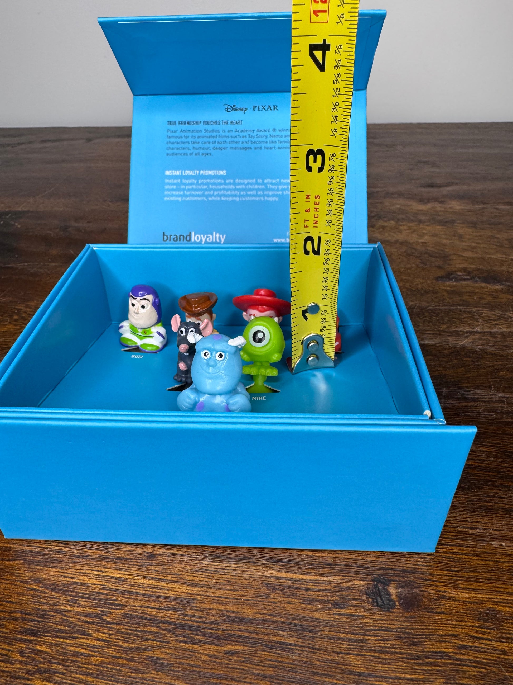 Disney Pixar Brand Loyalty Figurines in Collectors Box