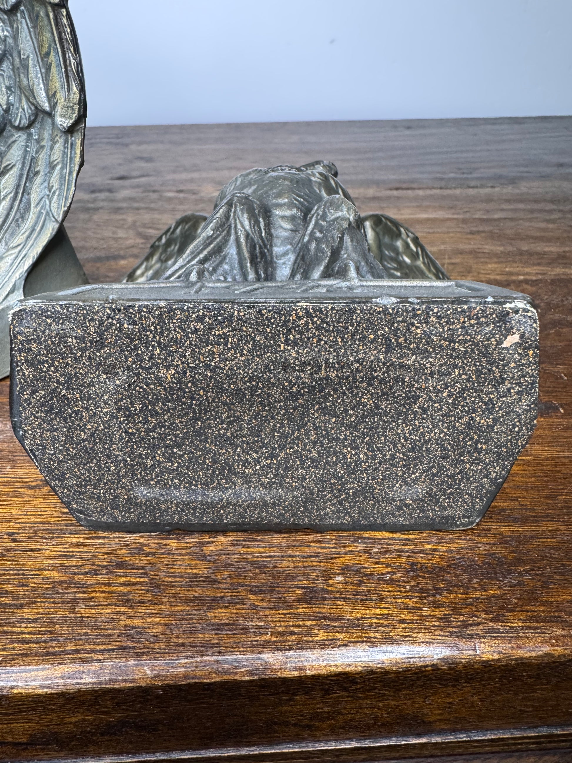 Vintage 1965 American Eagle Brass Bookends 1776