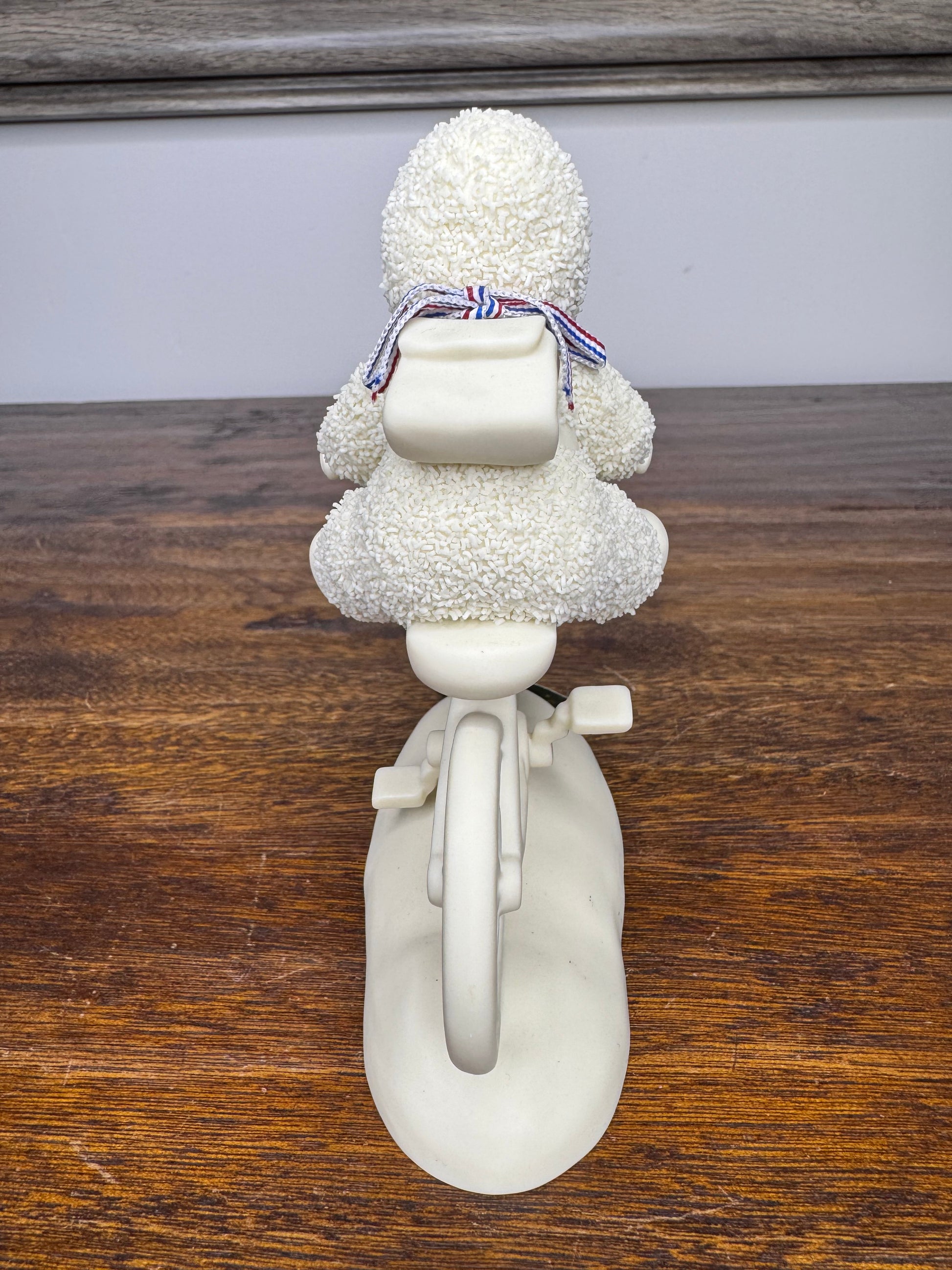 Retired Dept 56 Snowbabies "My First Wheels" Figurine