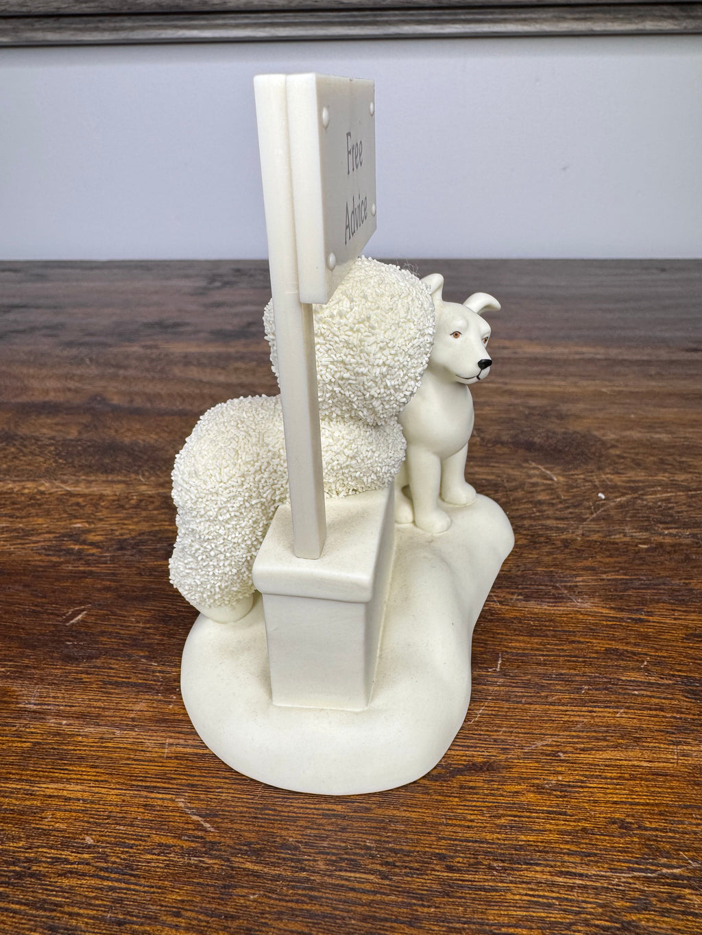 Retired Dept 56 Snowbabies "Free Advice" Figurine