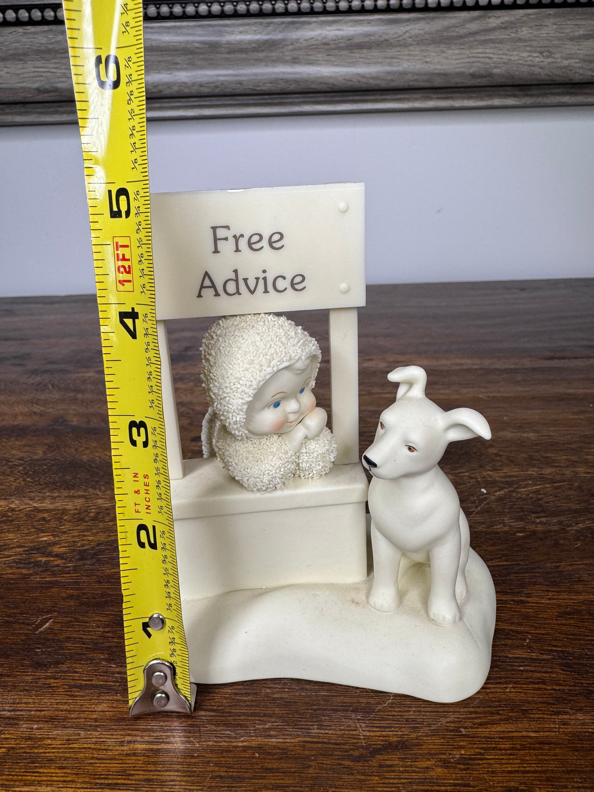 Retired Dept 56 Snowbabies "Free Advice" Figurine