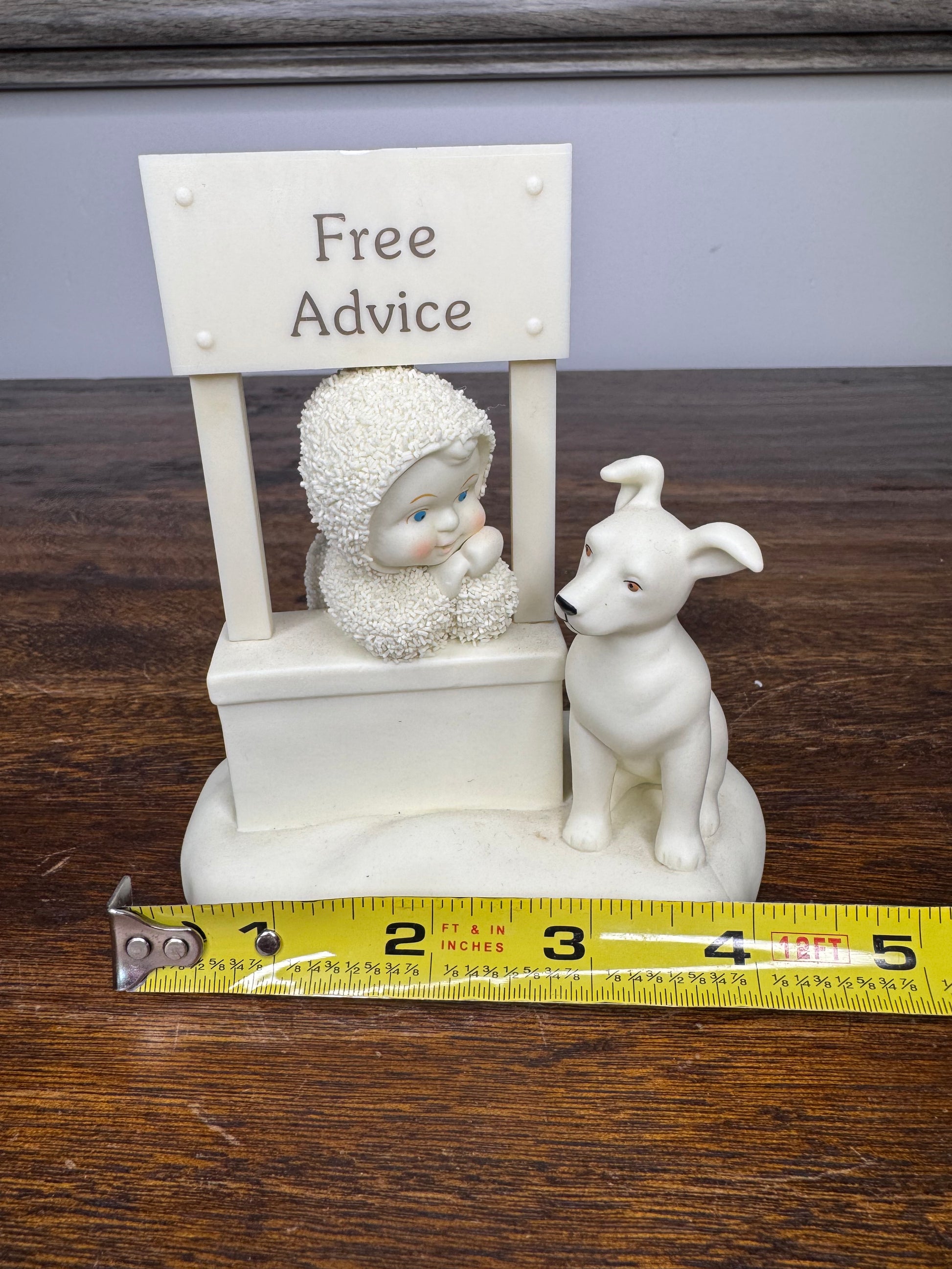 Retired Dept 56 Snowbabies "Free Advice" Figurine