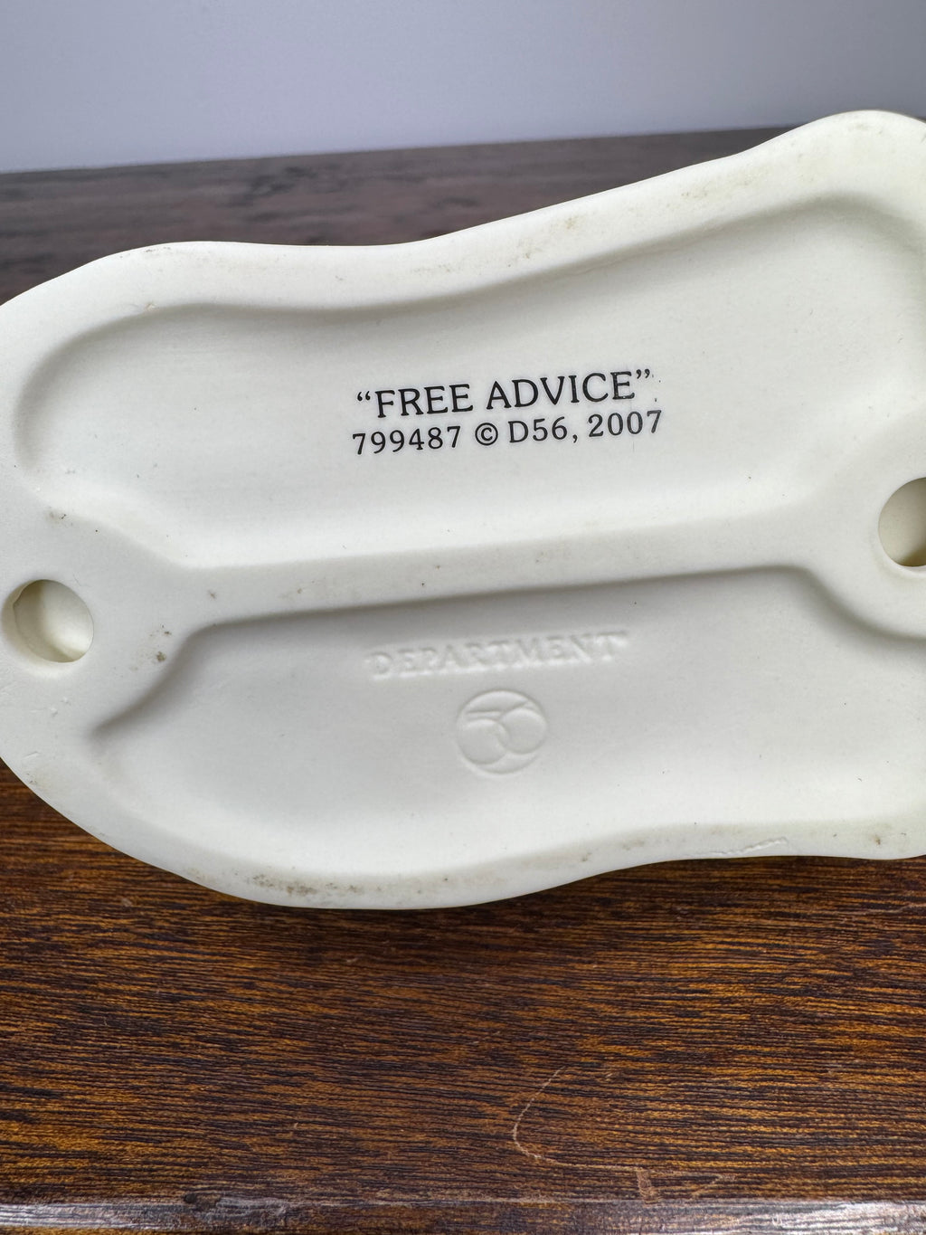 Retired Dept 56 Snowbabies "Free Advice" Figurine