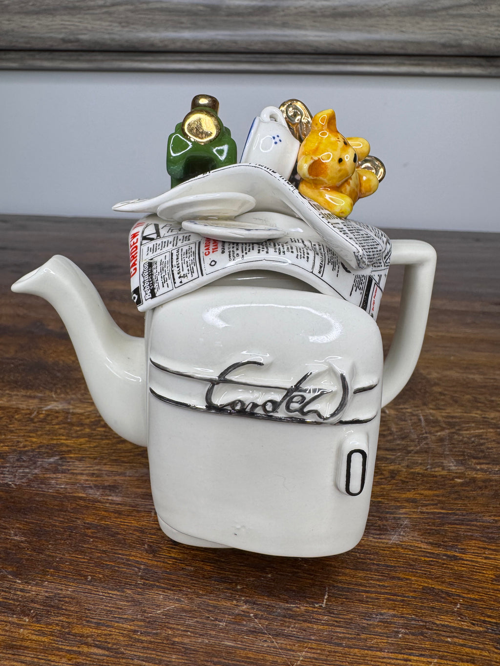 Vintage Paul Cardew Mini Refrigerator Teapot *READ FULL DESCRIPTION*