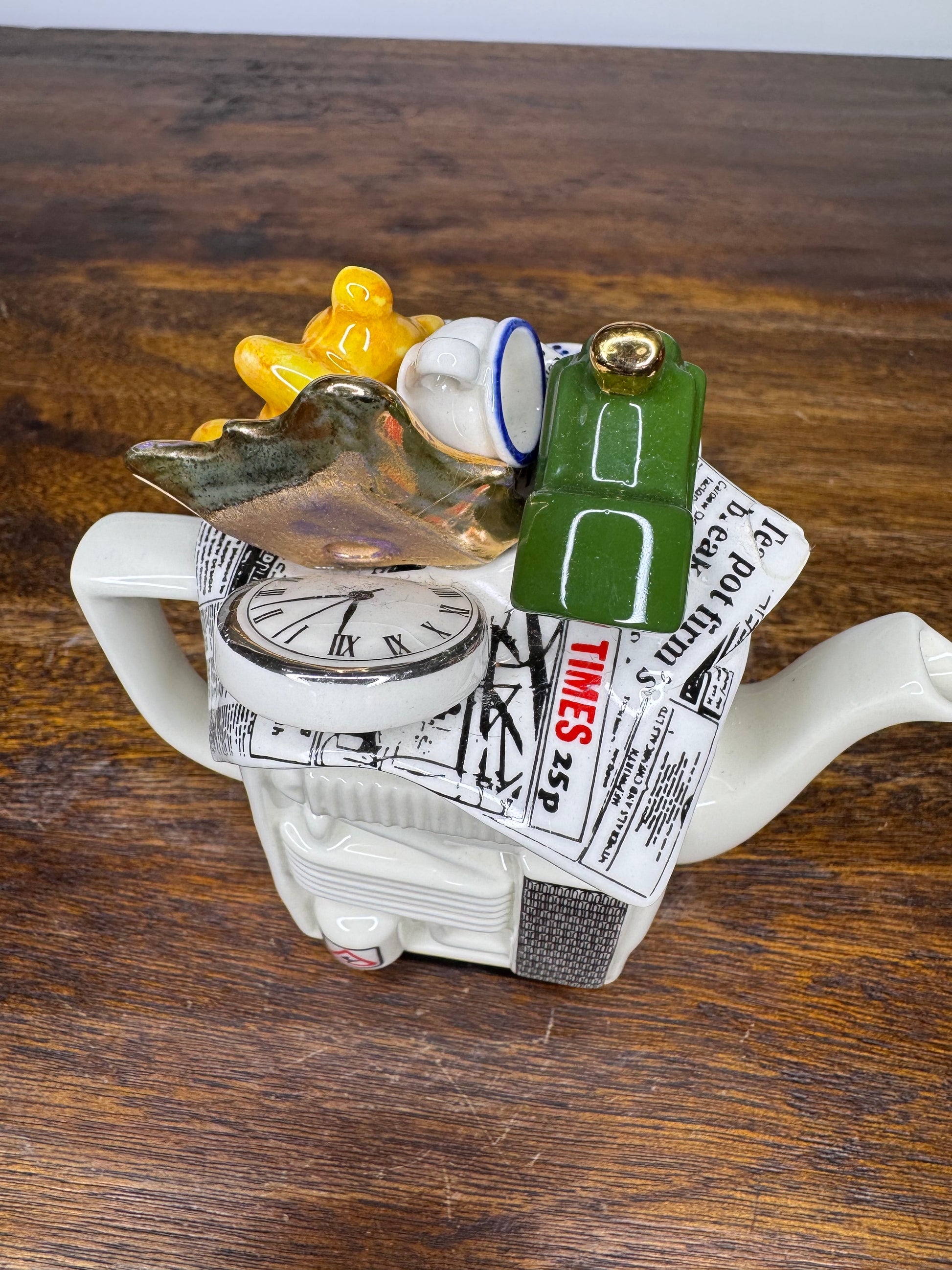 Vintage Paul Cardew Mini Refrigerator Teapot *READ FULL DESCRIPTION*