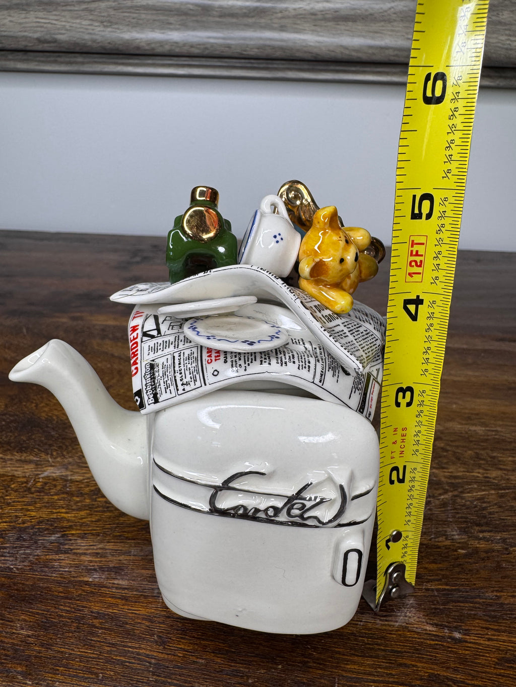 Vintage Paul Cardew Mini Refrigerator Teapot *READ FULL DESCRIPTION*