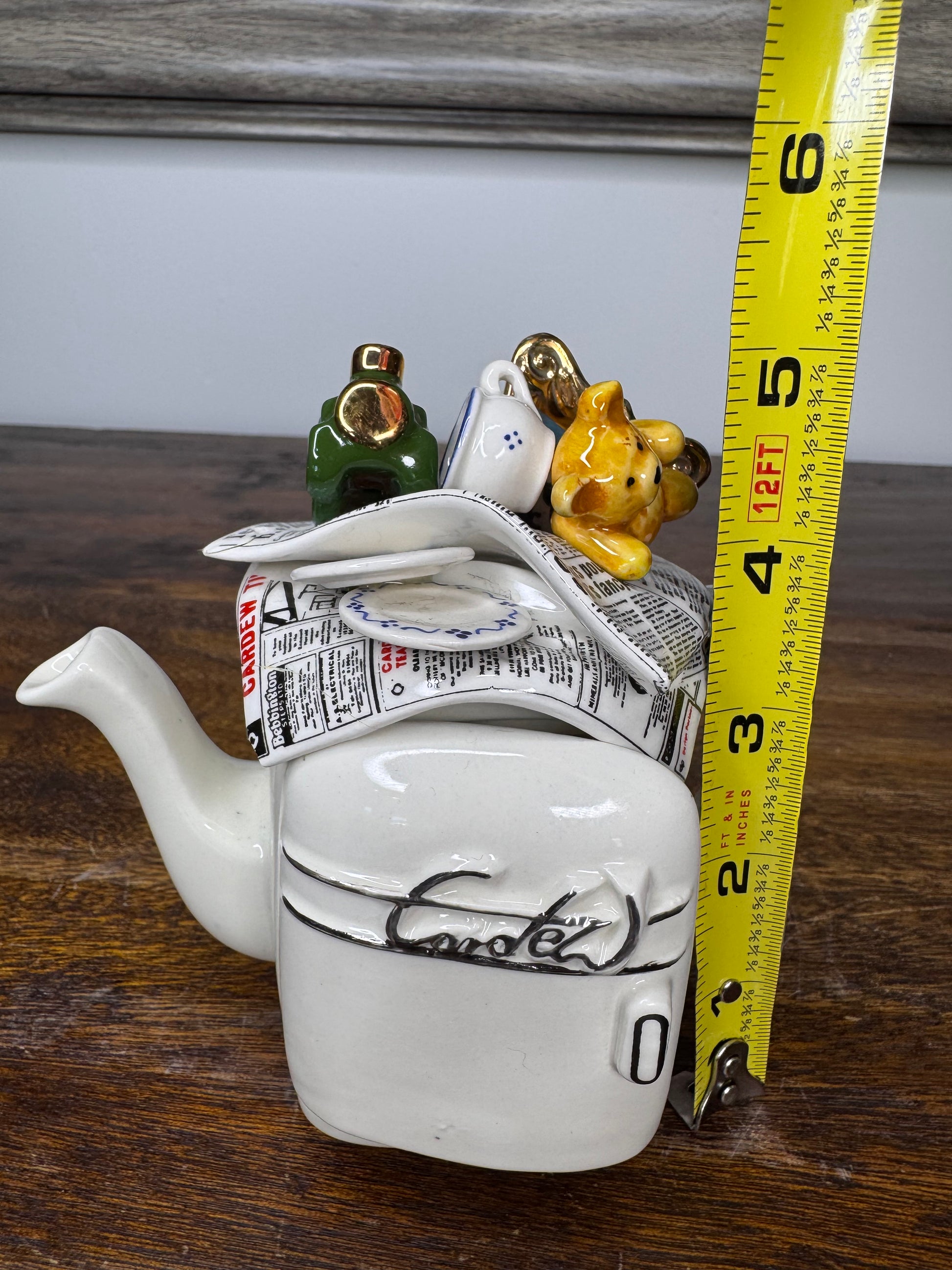 Vintage Paul Cardew Mini Refrigerator Teapot *READ FULL DESCRIPTION*