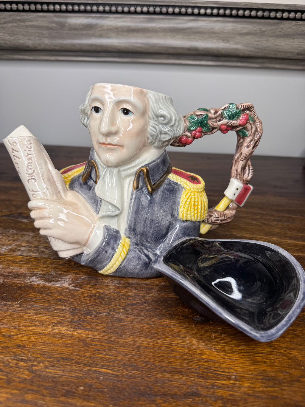 1993 Fitz and Floyd Figures from History George Washington Teapot