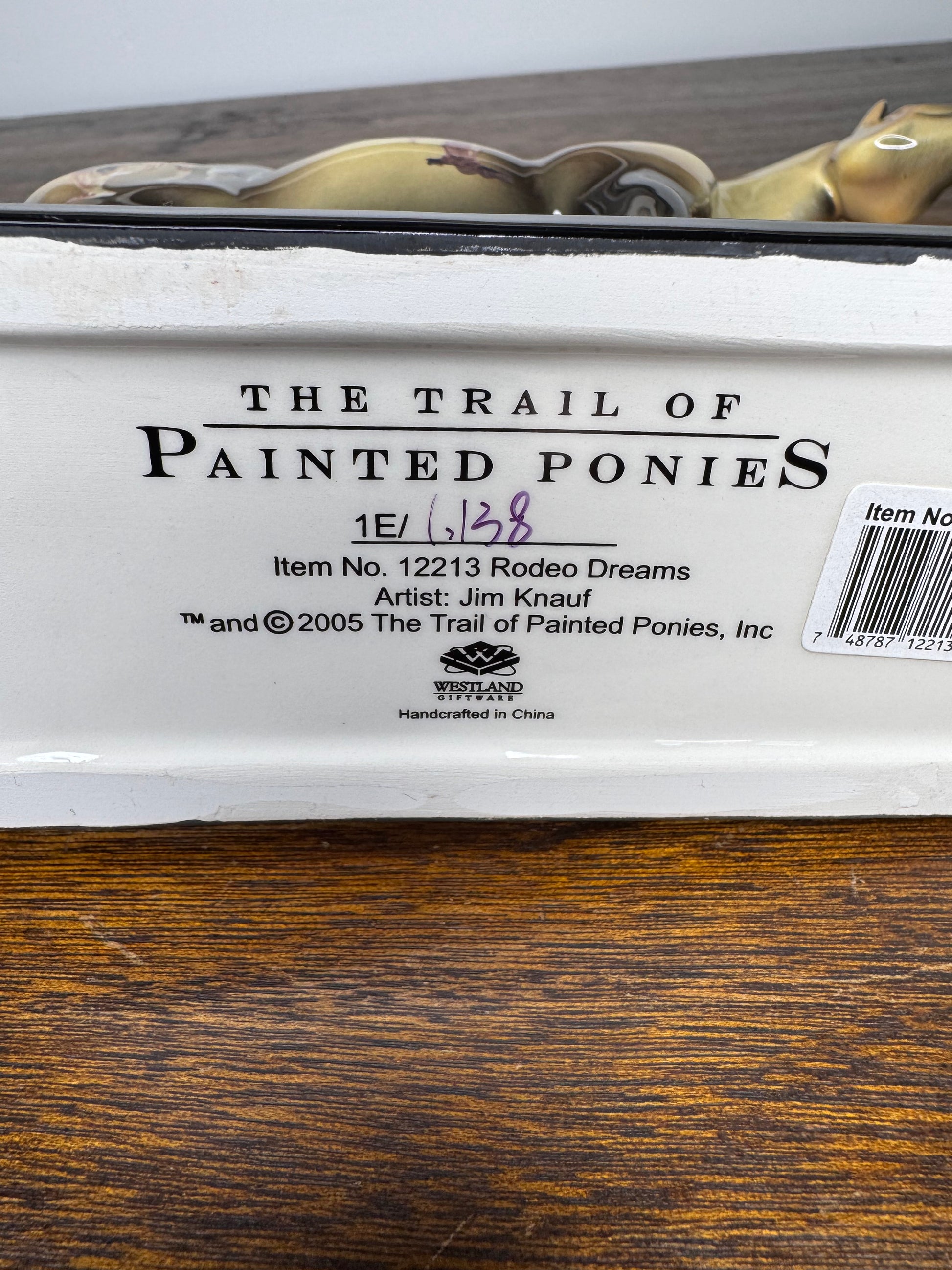 2005 Trail of Painted Ponies 1E Rodeo Dreams w/ Original Box