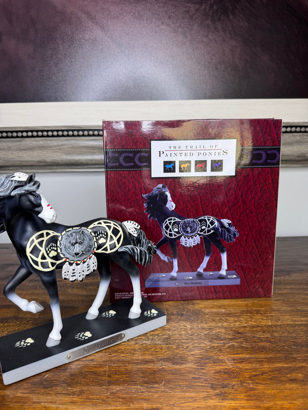New 2022 Trail of Painted Ponies "Bear Medicine" 1E w/ Original Box
