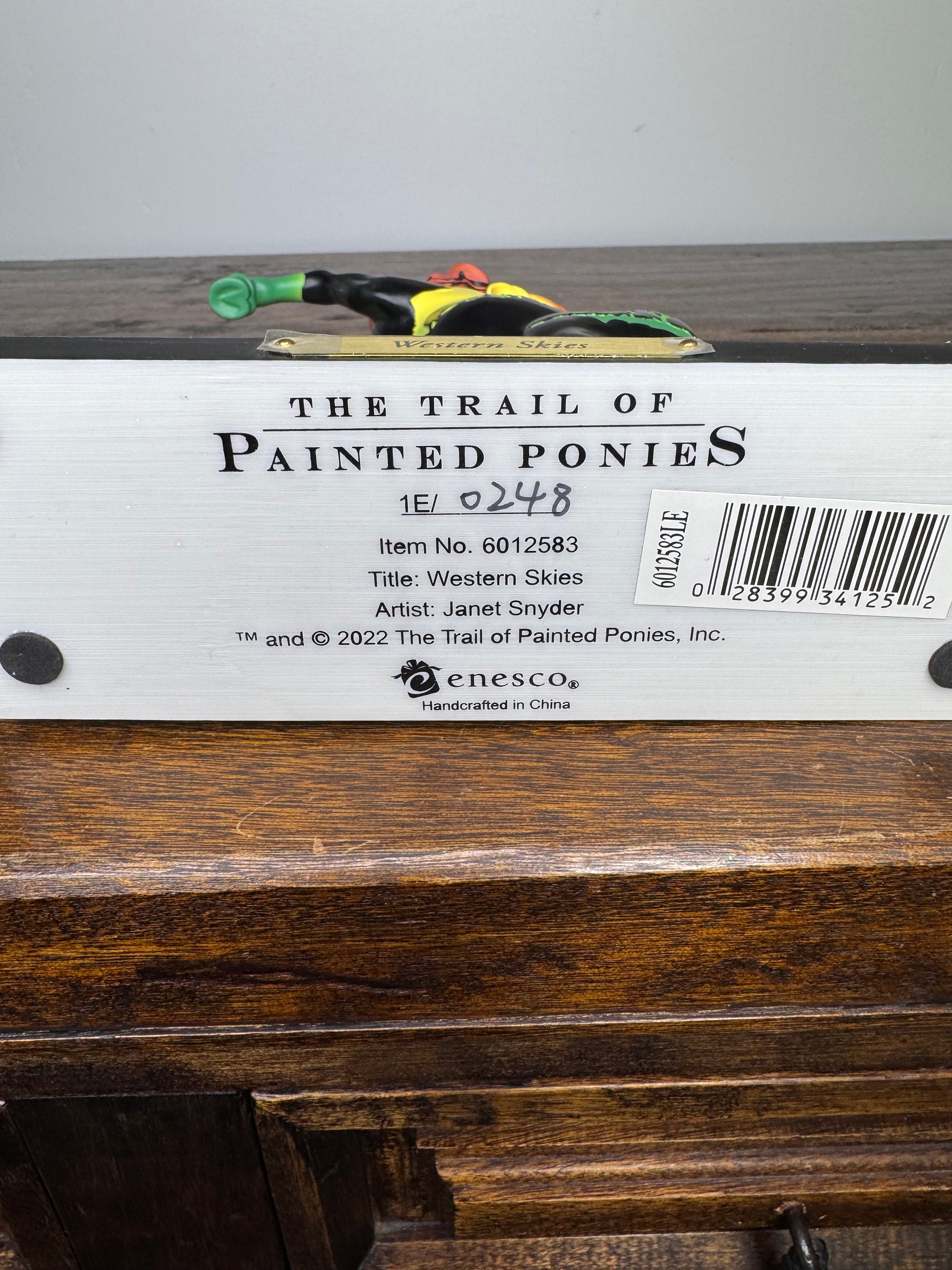 2022 Trail of Painted Ponies "Western Skies" 1E w/ Original Box